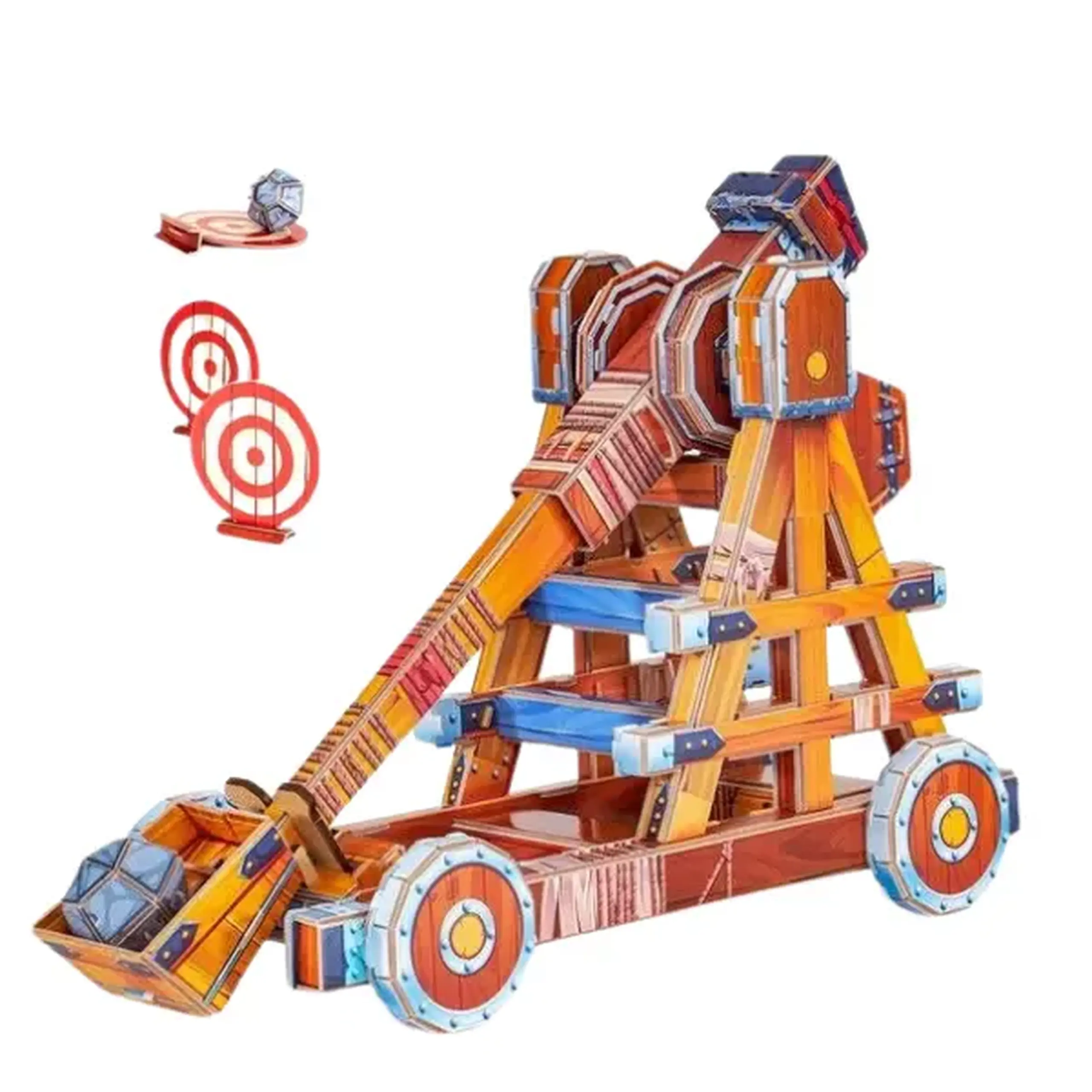 STEM Series 3D puzzle "Catapulta" — studiem traiectoria zborului, 93 elem.