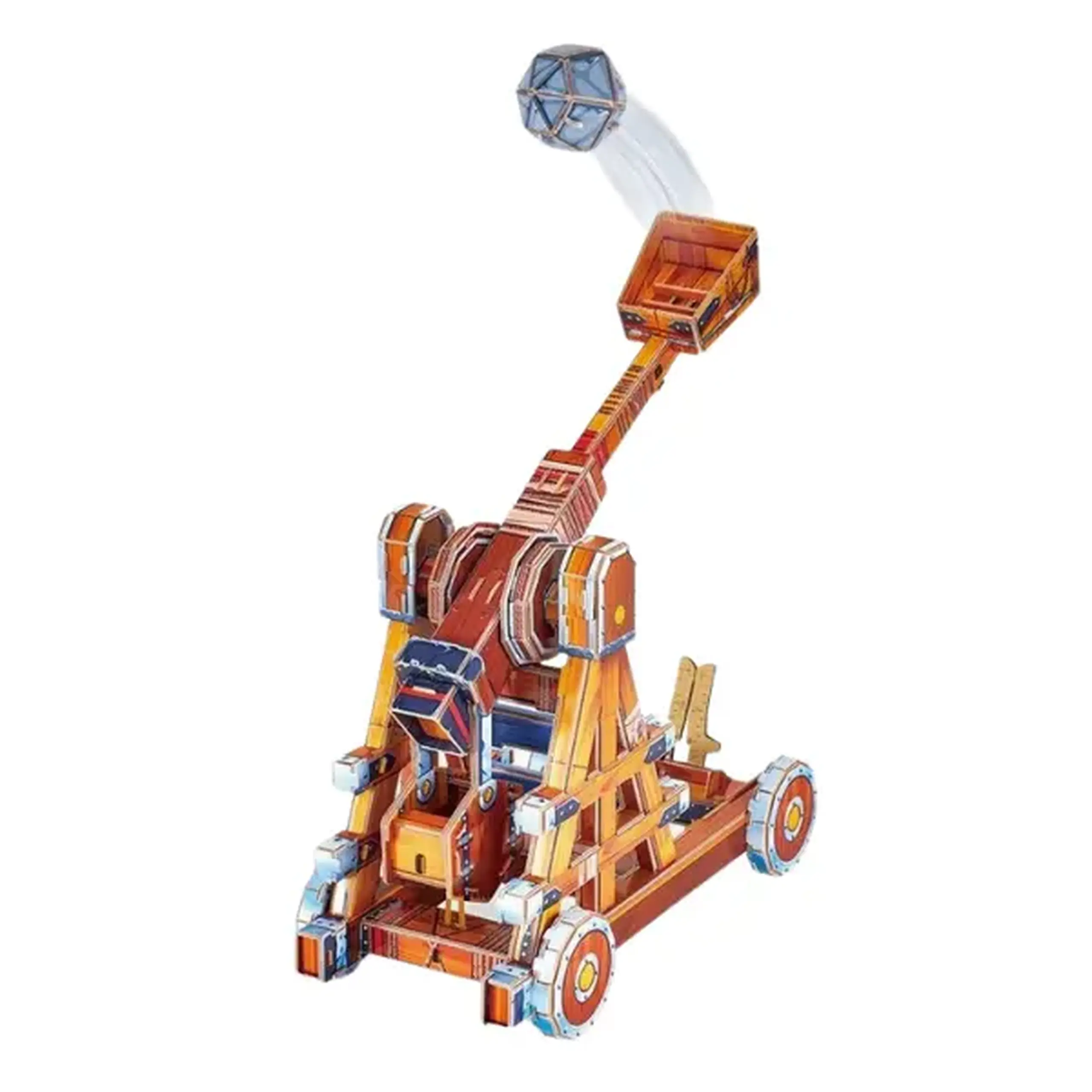 STEM Series 3D puzzle "Catapulta" — studiem traiectoria zborului, 93 elem.