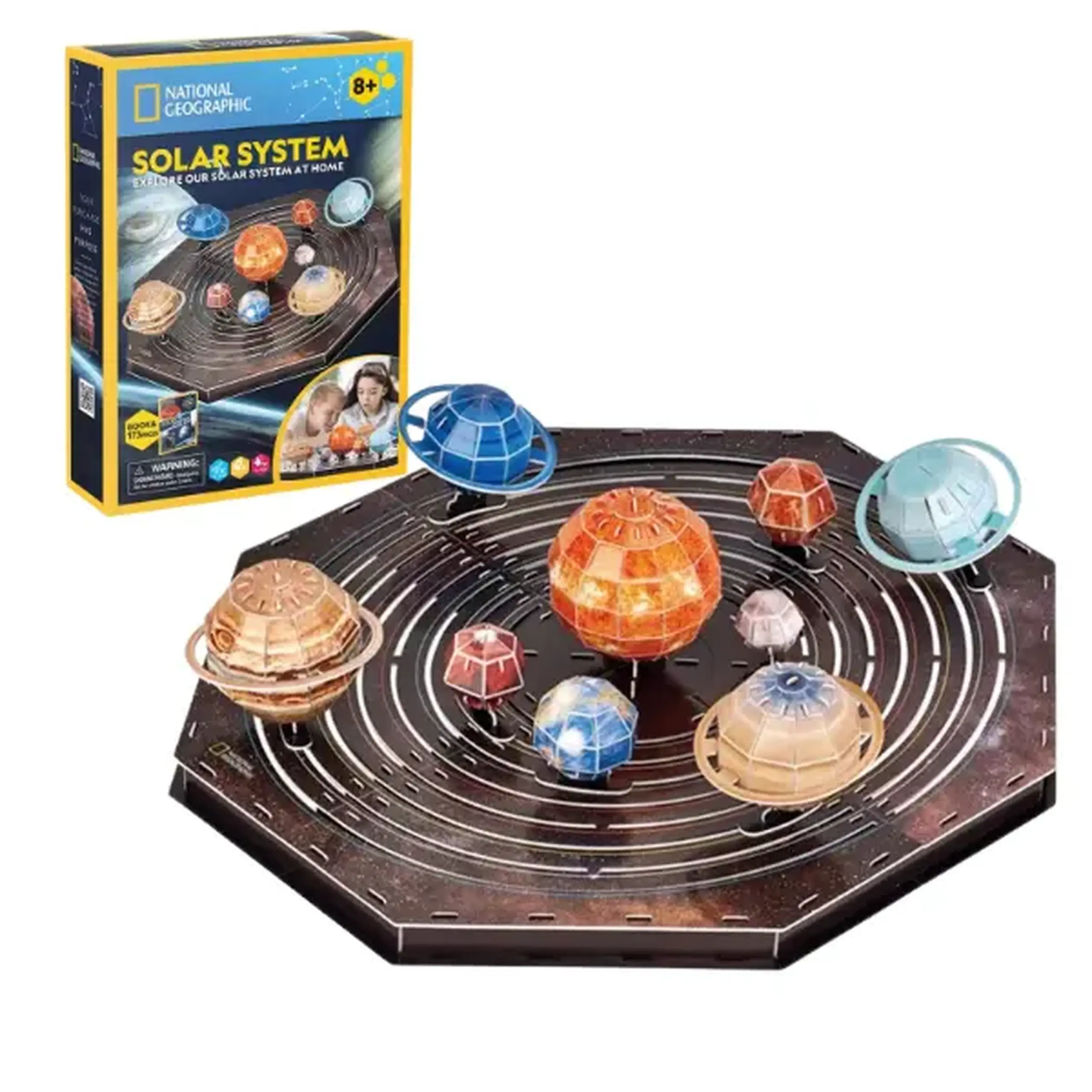STEM Series 3D puzzle "Sistemul solar" - studiem planetele, 173 elem.