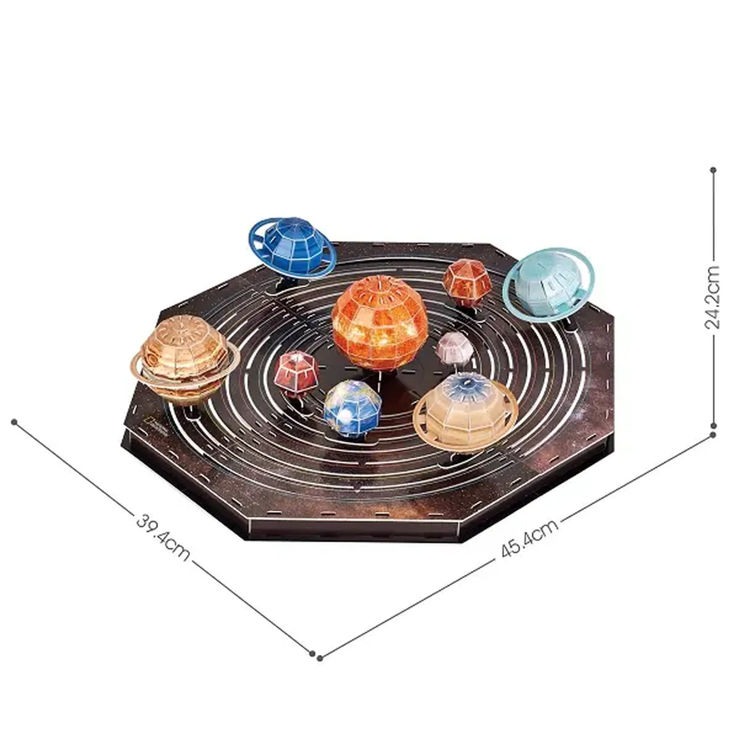 STEM Series 3D puzzle "Sistemul solar" - studiem planetele, 173 elem.