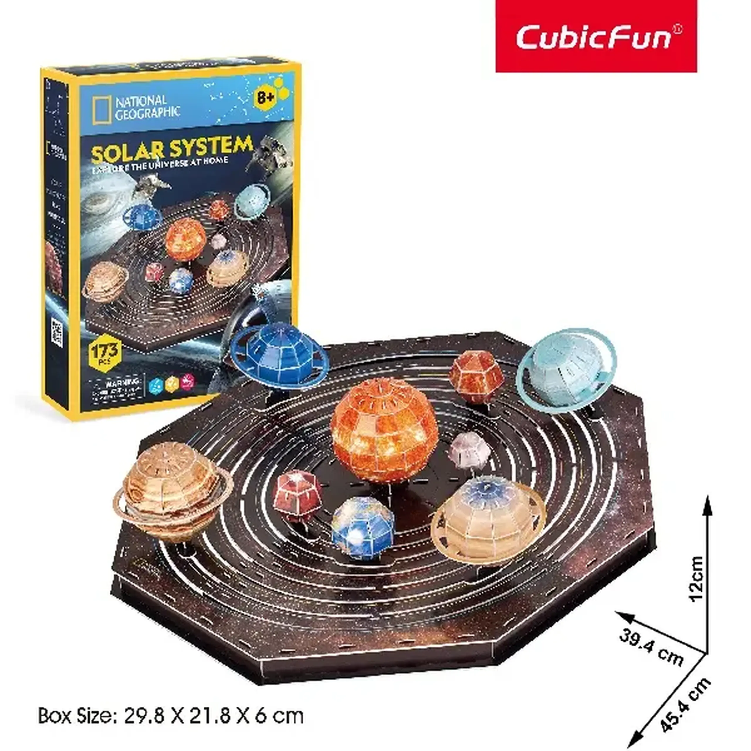 STEM Series 3D puzzle "Sistemul solar" - studiem planetele, 173 elem.