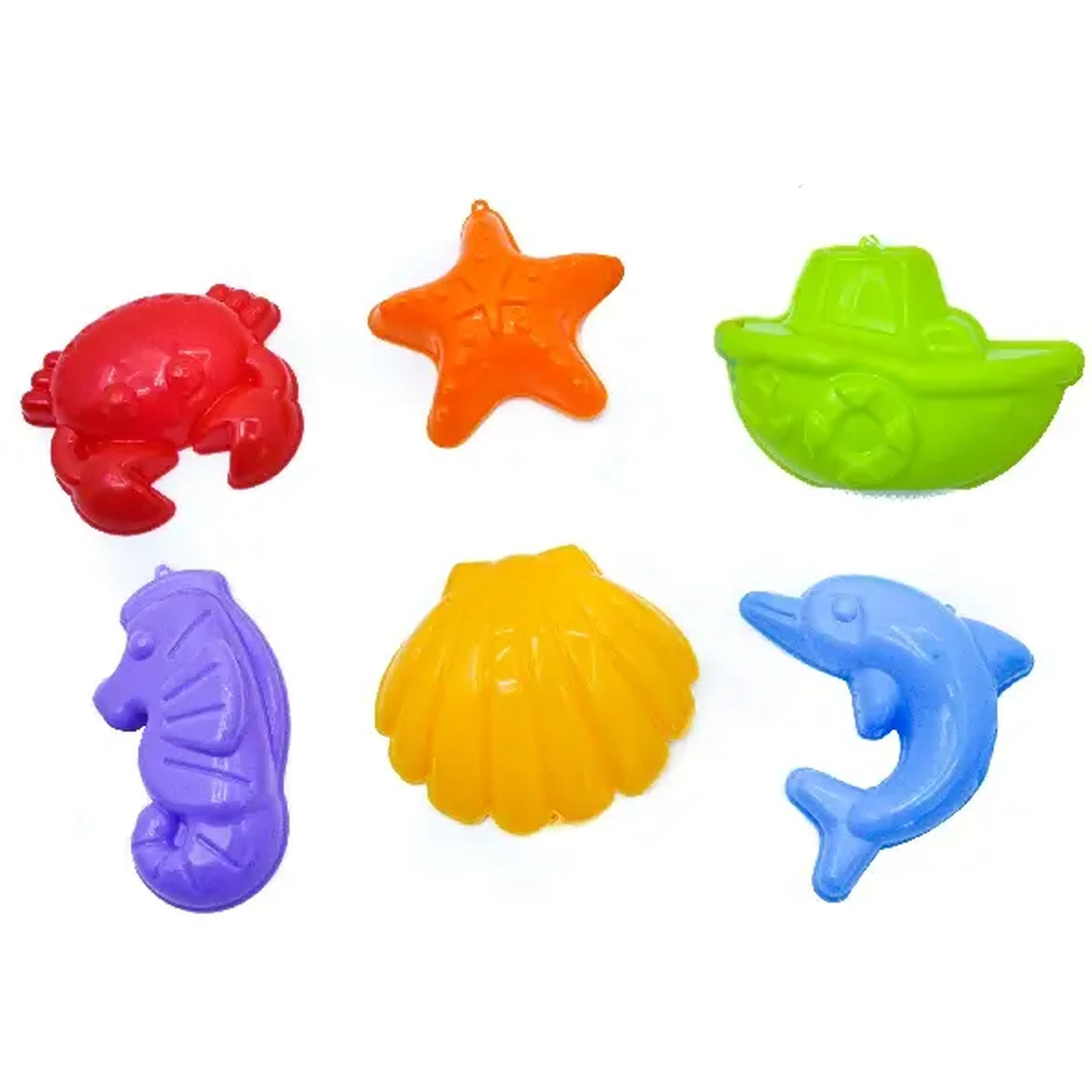 Set forme pentru nisip "Animale maritime", 6 buc