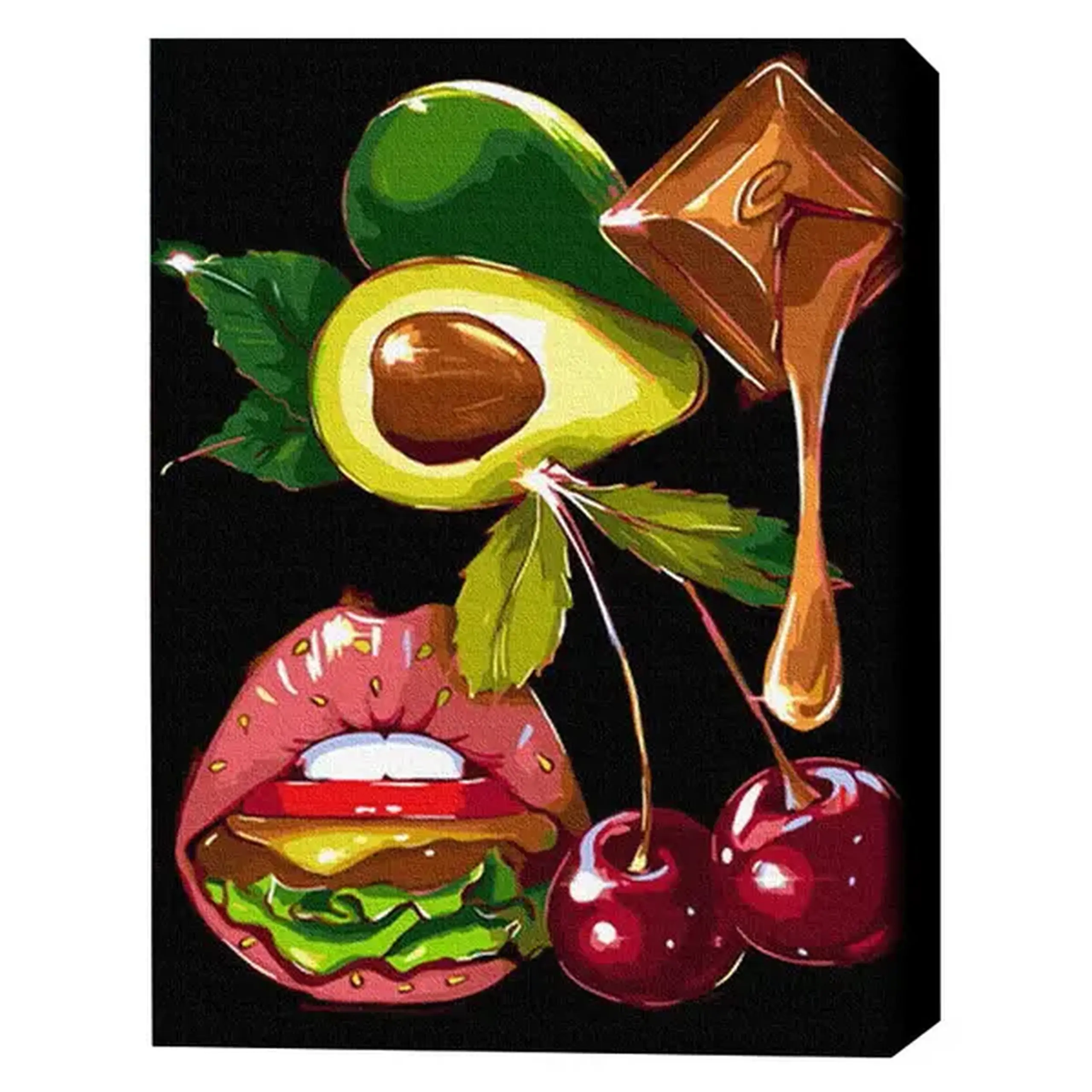 Pictură pe numere 40*50 сm (fără cutie) PREMIUM – Aspect gourmet