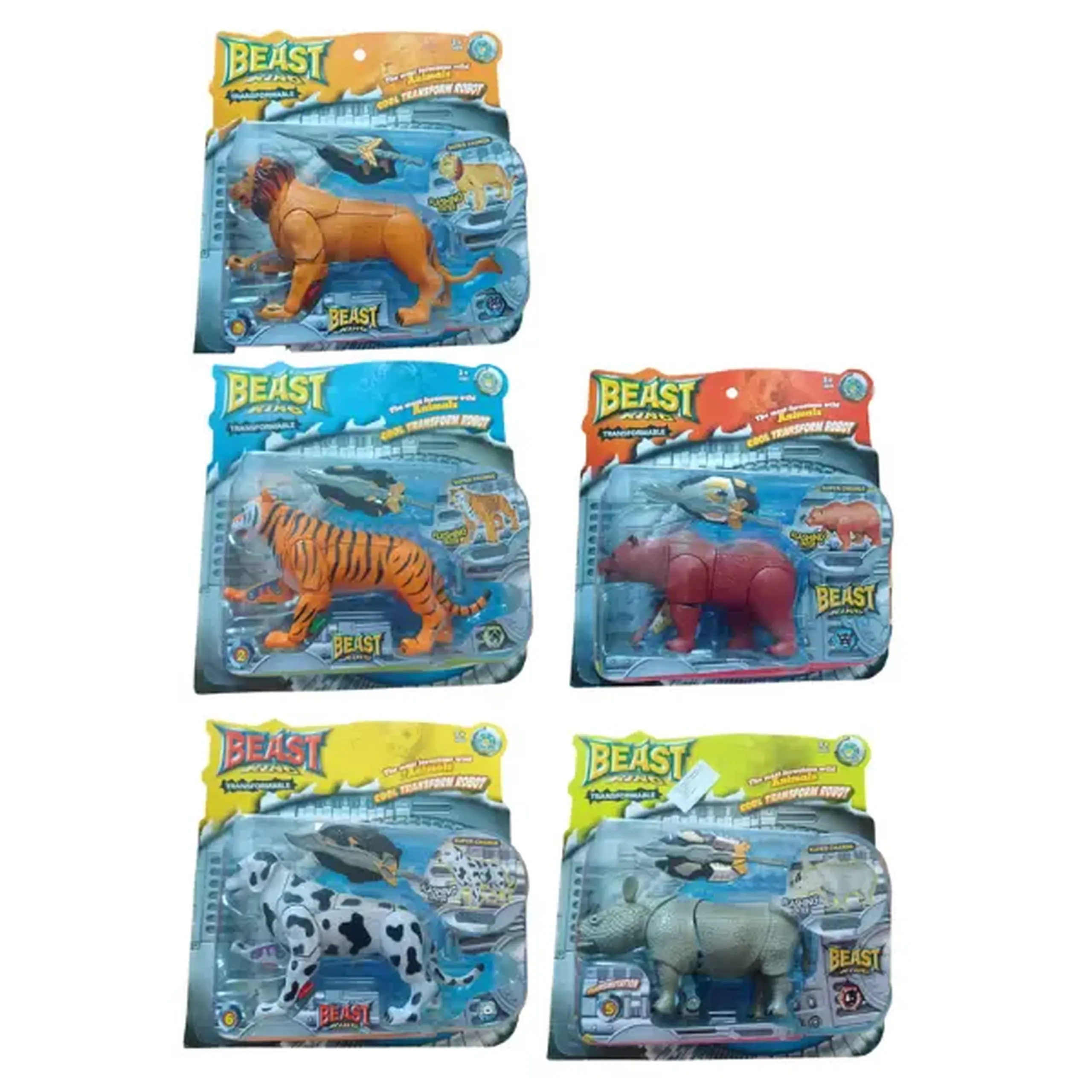 Animale-transformers „Regele animalelor”, în sortiment