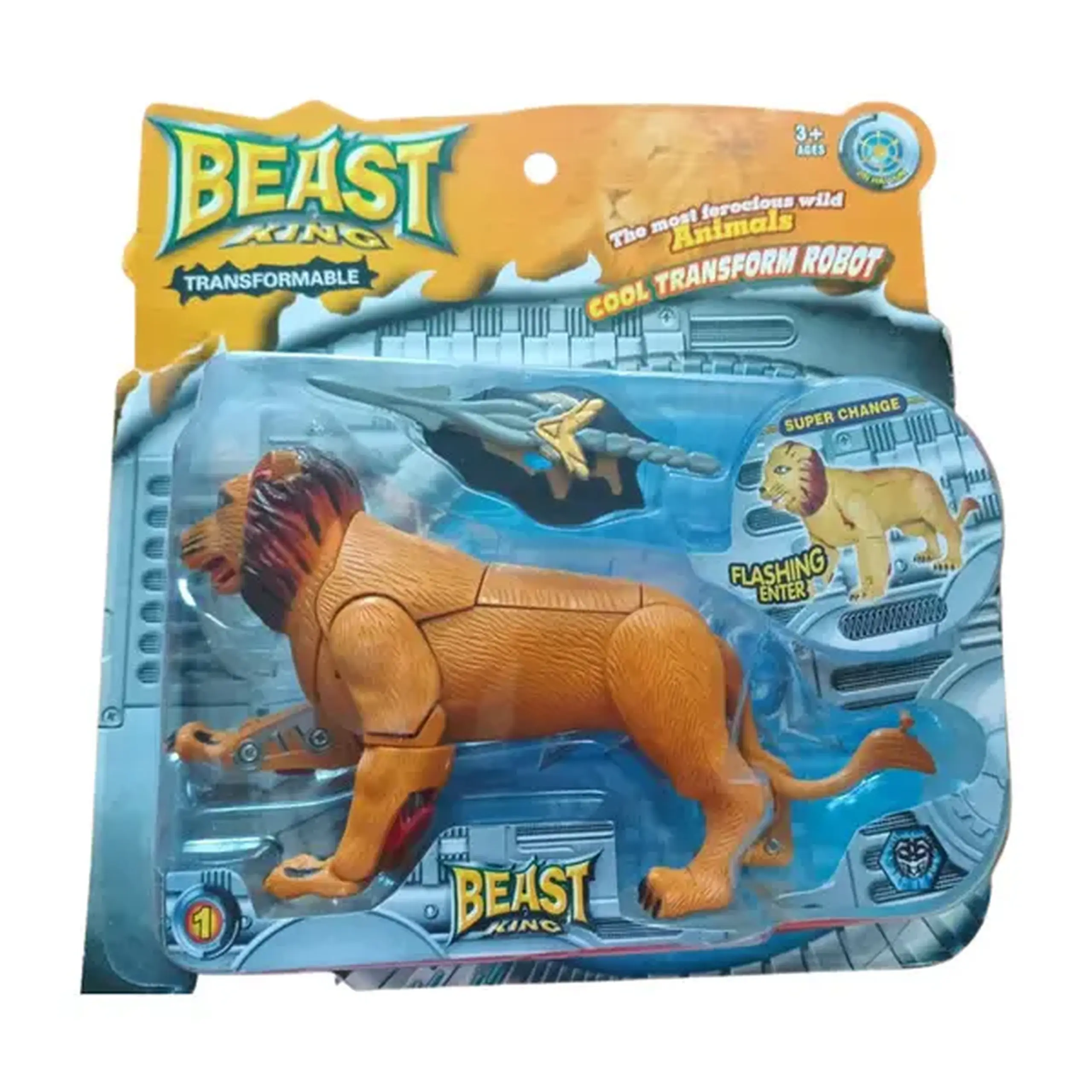 Animale-transformers „Regele animalelor”, în sortiment