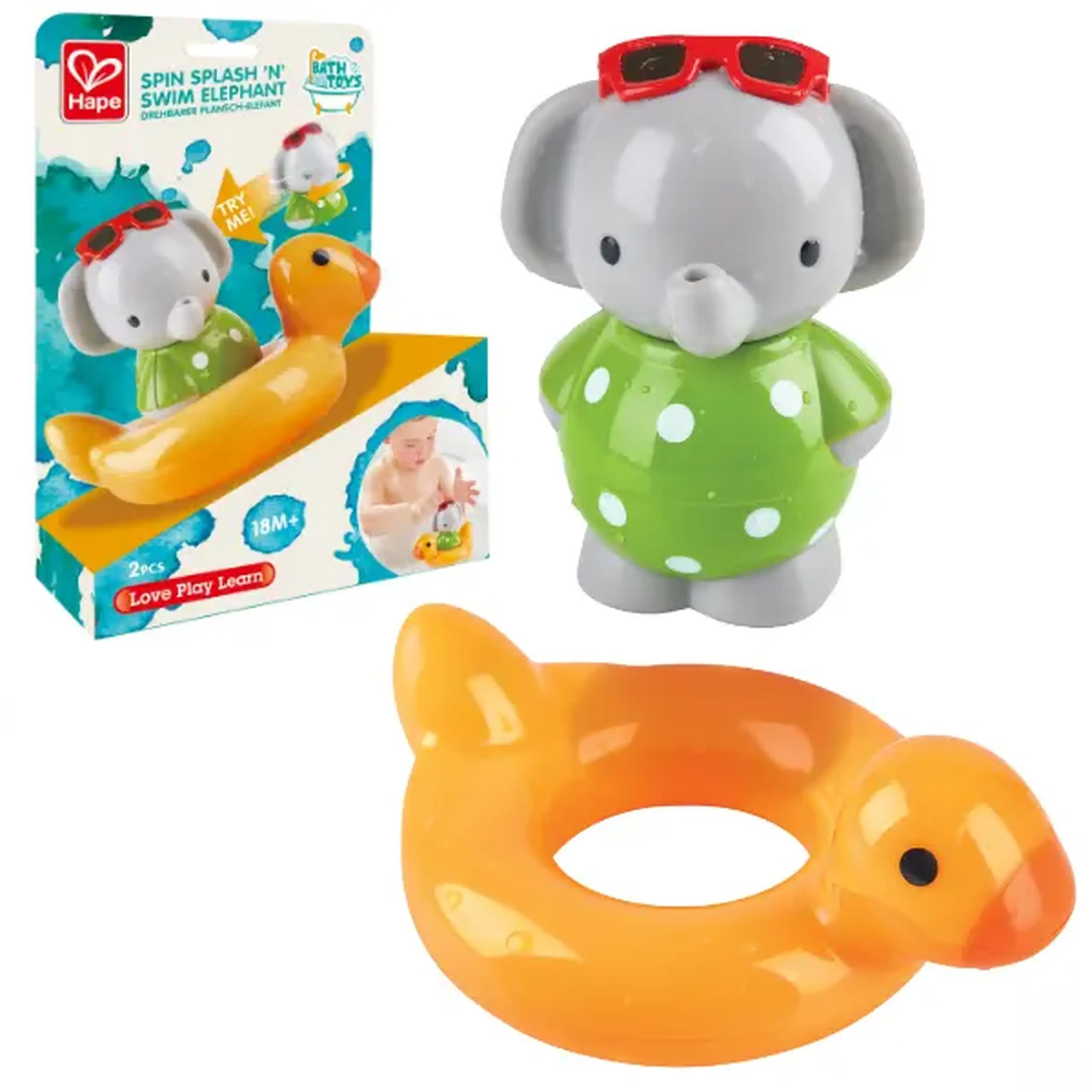 Jucărie mecanică pentru baie „Elefantul care înoată"