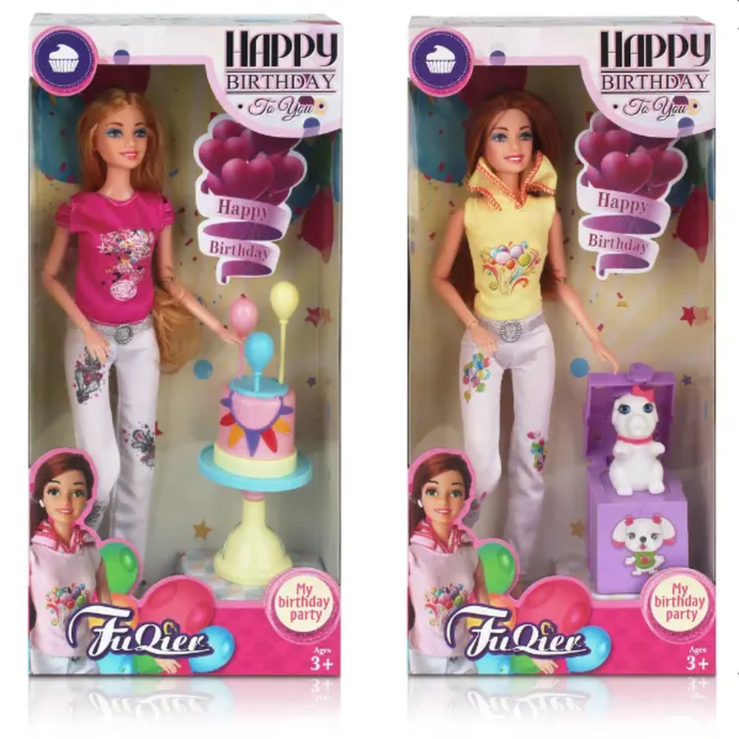 Set de joc "Felicitare de Zi de Naștere", 30 cm, 2 modele