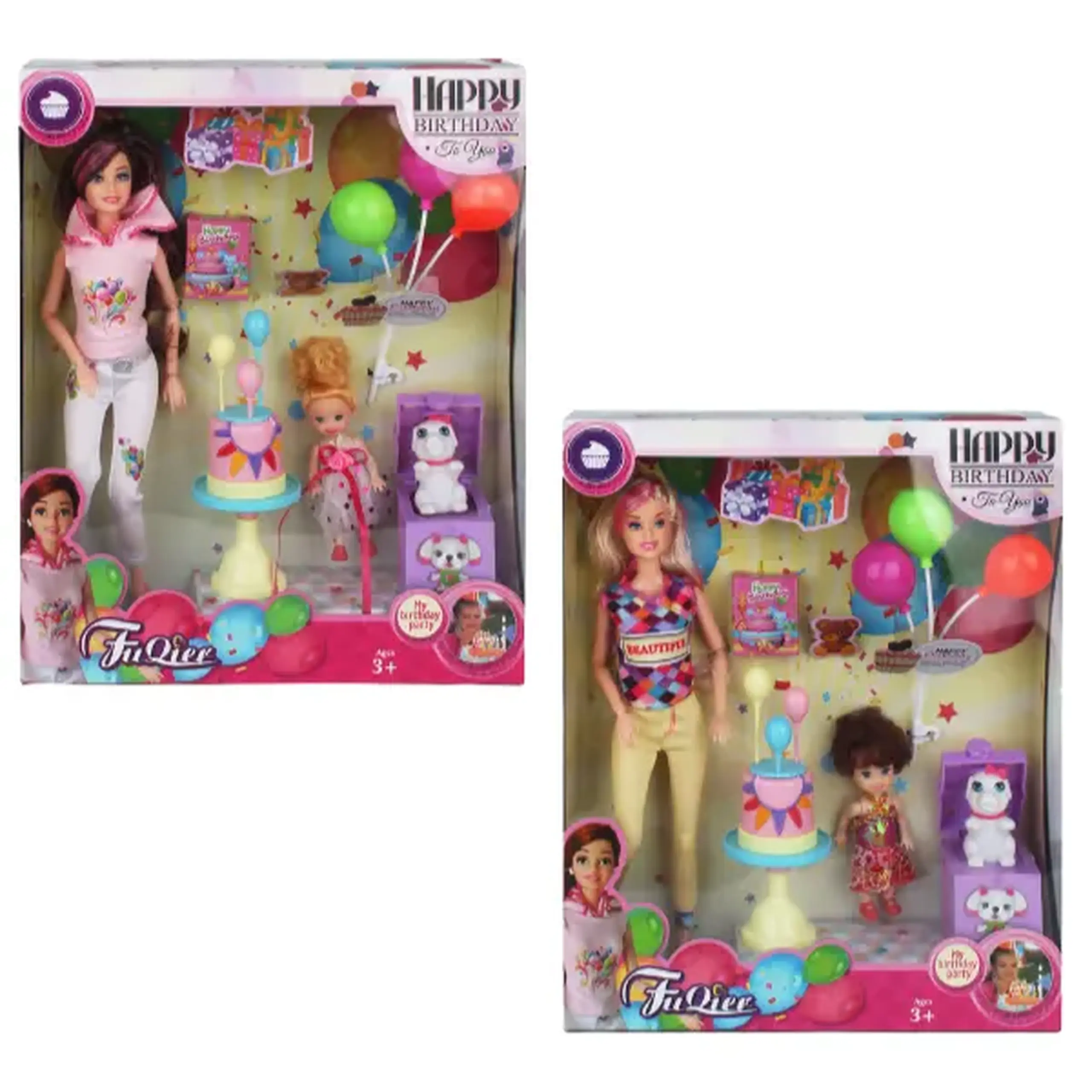 Set de joc "Surpriza de Zi de Naștere", 30 cm, 2 modele