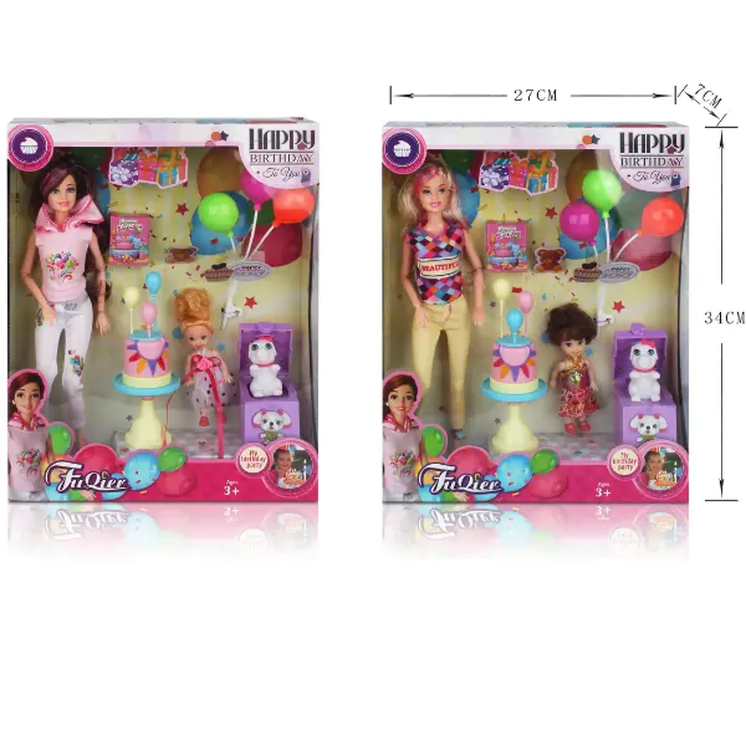 Set de joc "Surpriza de Zi de Naștere", 30 cm, 2 modele