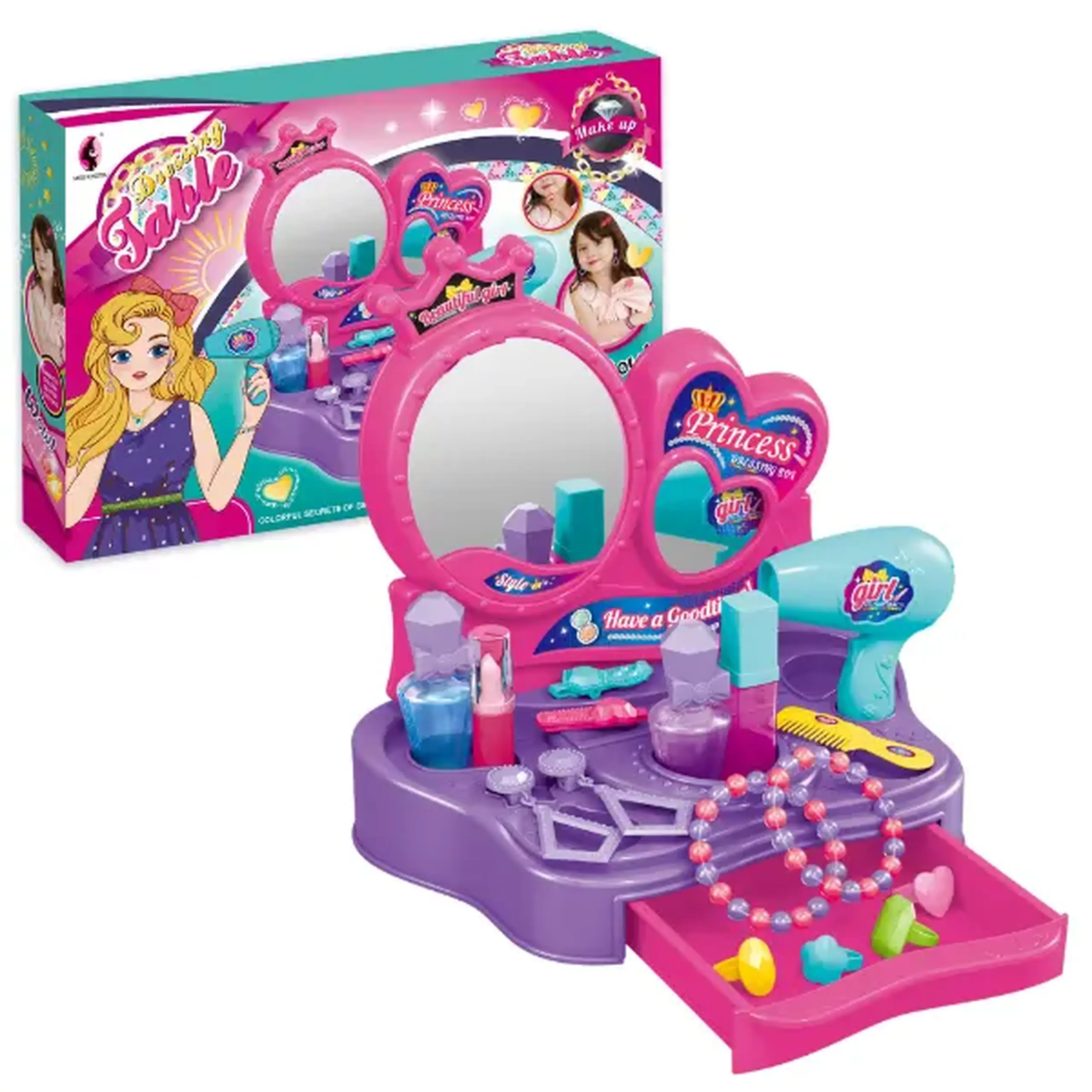 Set de joc "Oglindă de masă cu accesorii"