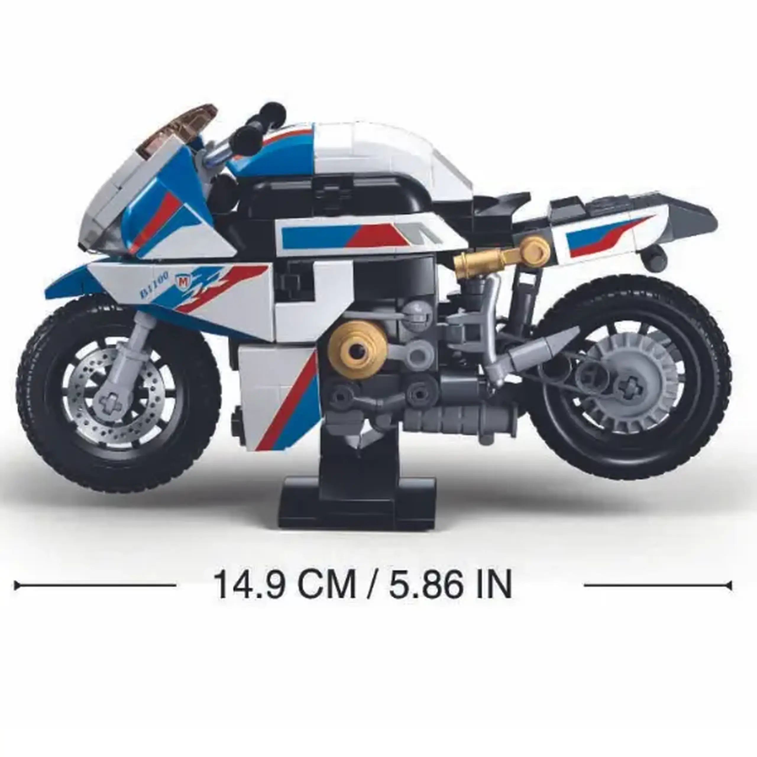 Set de construcție „Motocicleta S1000MS”, scara 1:12, 242 elem.