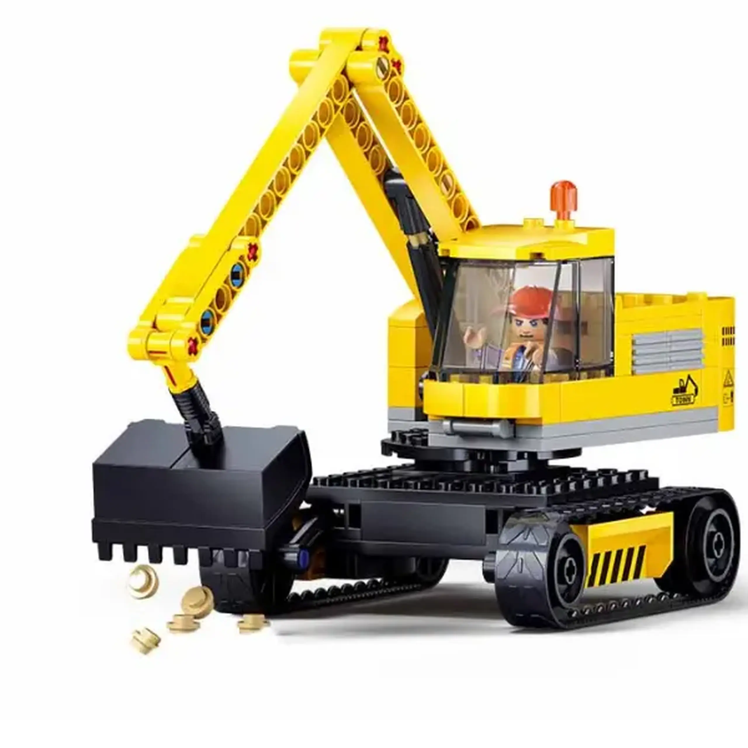 Set de construcție ”Excavator mic E6”, 138 elem.