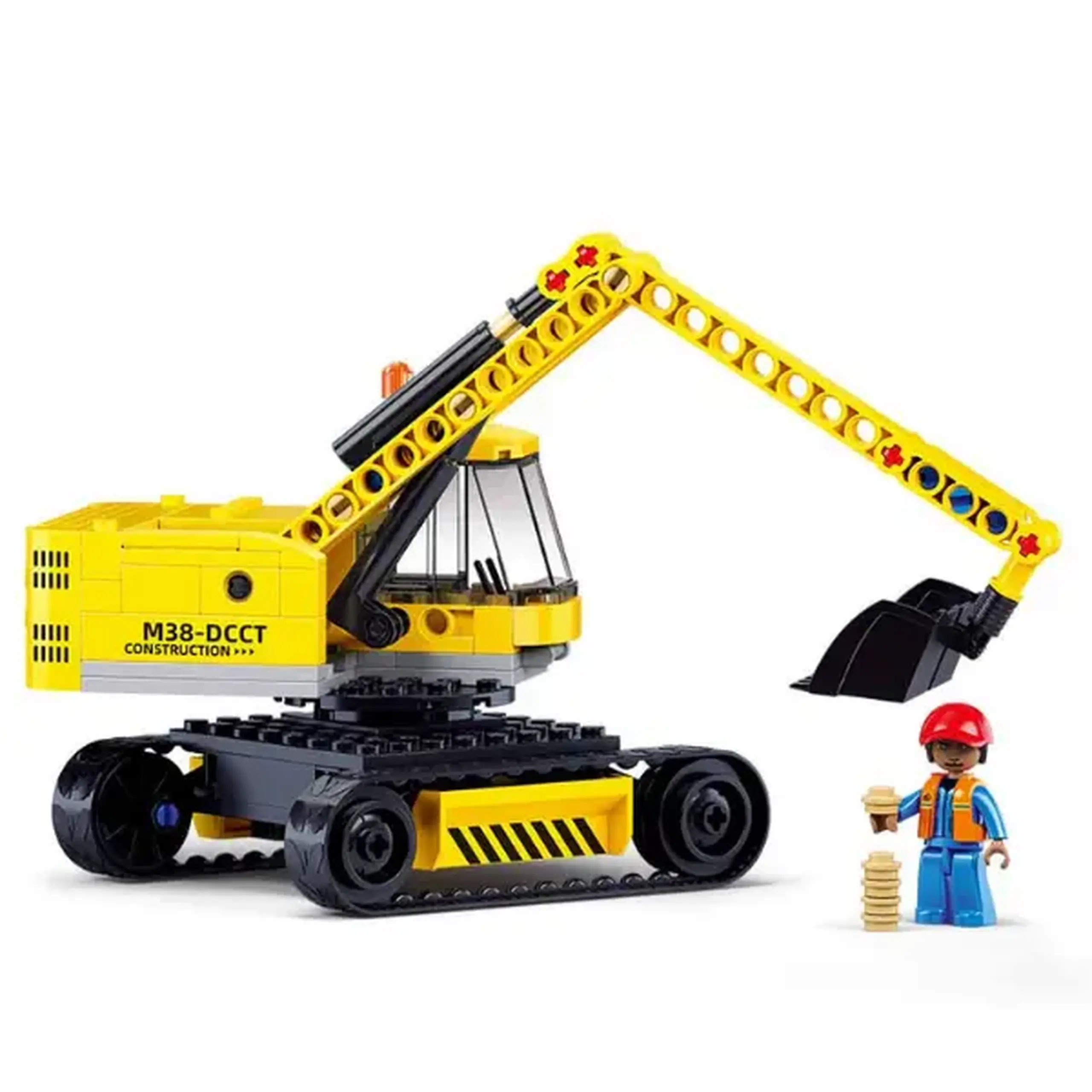 Set de construcție ”Excavator mic E6”, 138 elem.