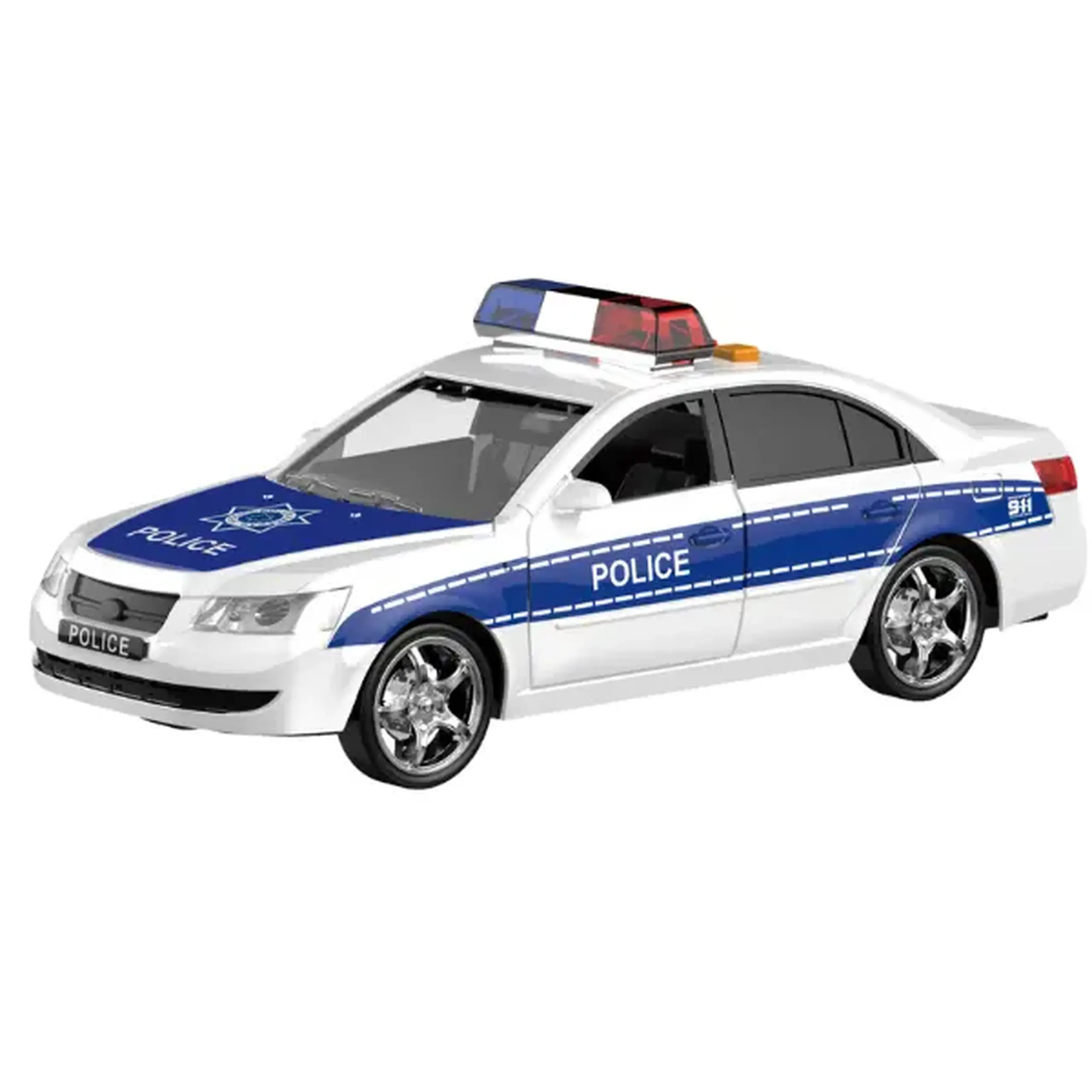 1:16 Mașină de poliție, cu inerție (lumina / sunet)