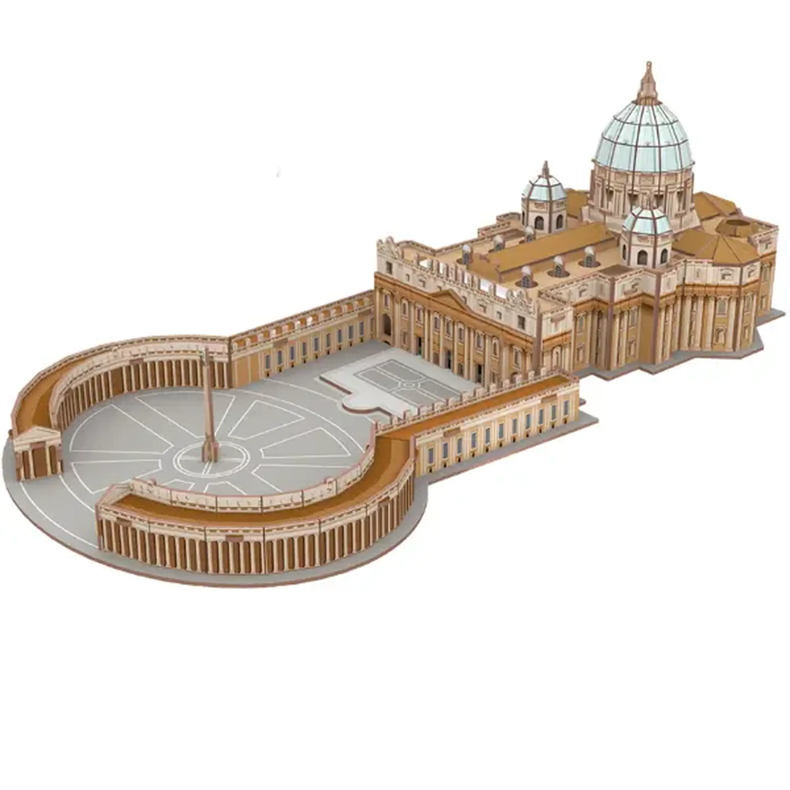 3D puzzle "Bazilica Sf. Petru", 68 elemente