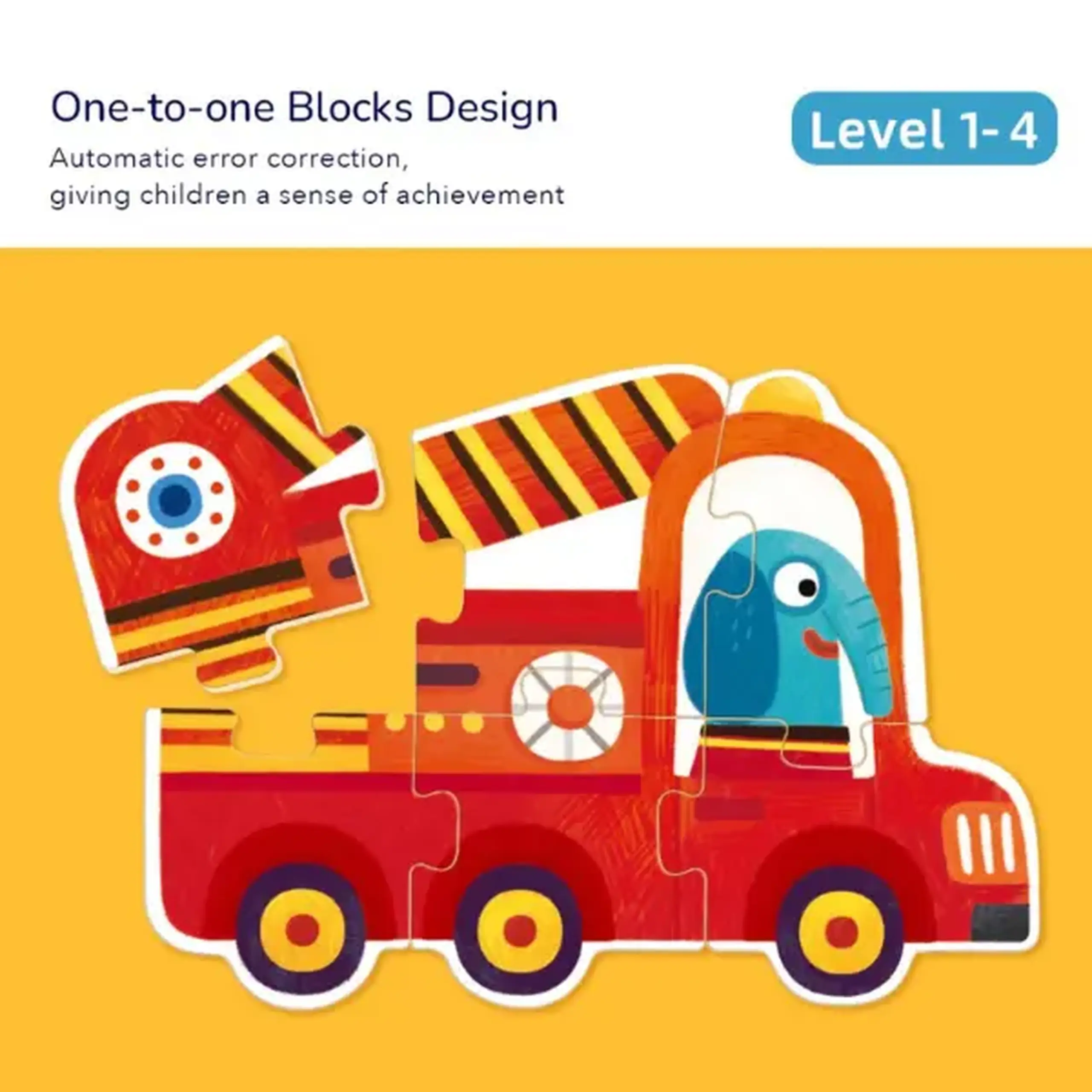 Seria de puzzle-uri „Transport”, 8 în 1, nivelul 1