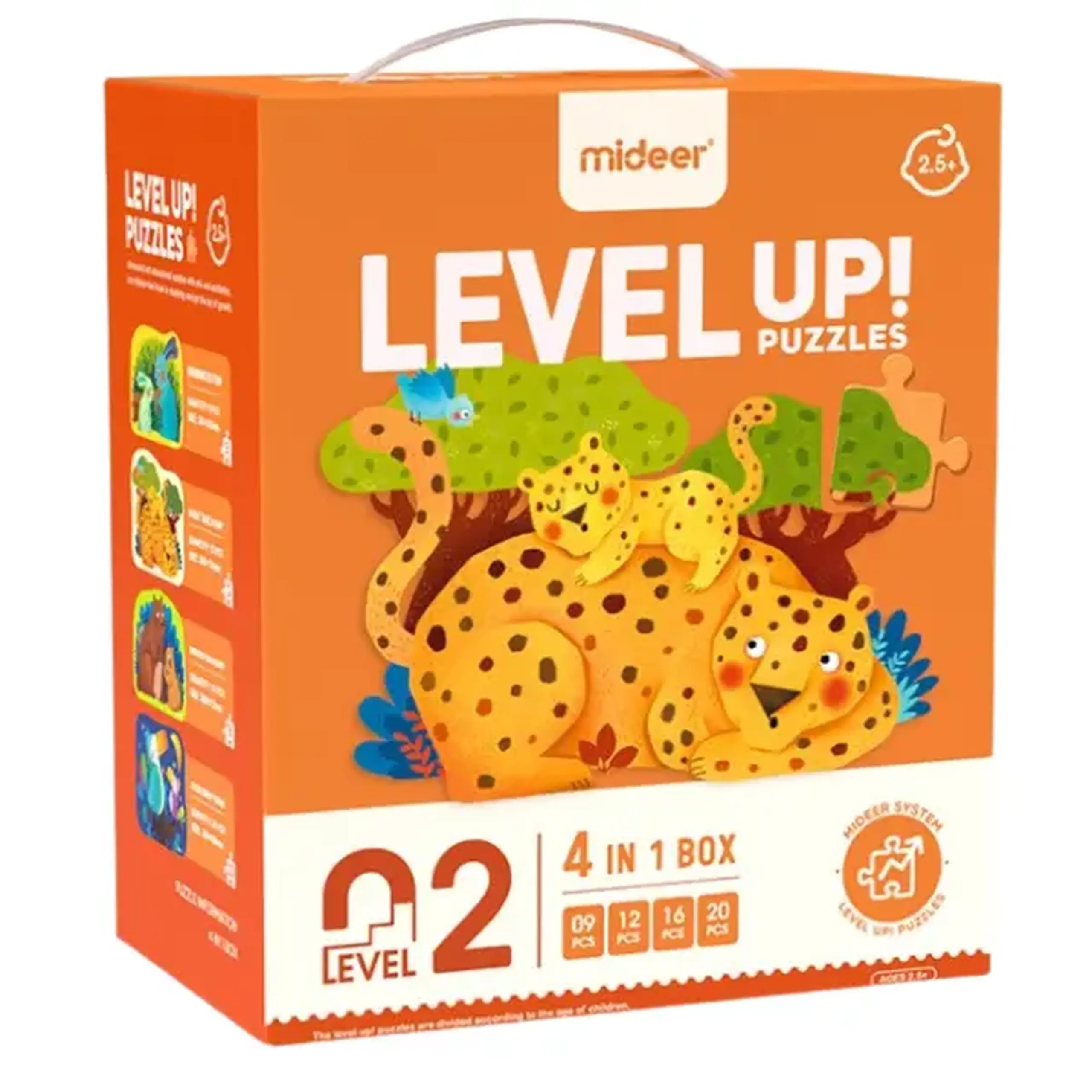 Seria de puzzle-uri „Mama și copilul”, 4 în 1, nivelul 2