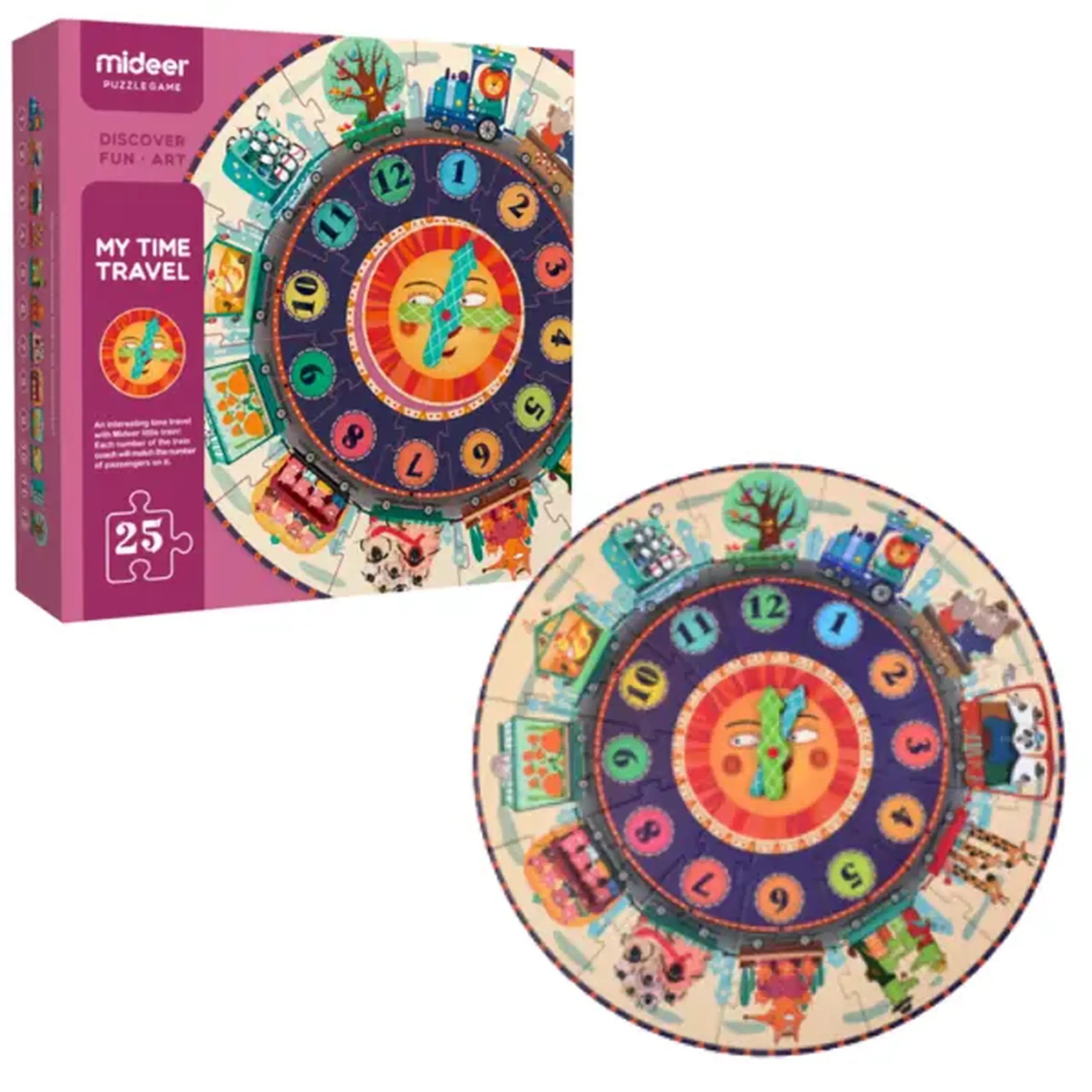 Puzzle „Călătorie în timp”, 25 elem.
