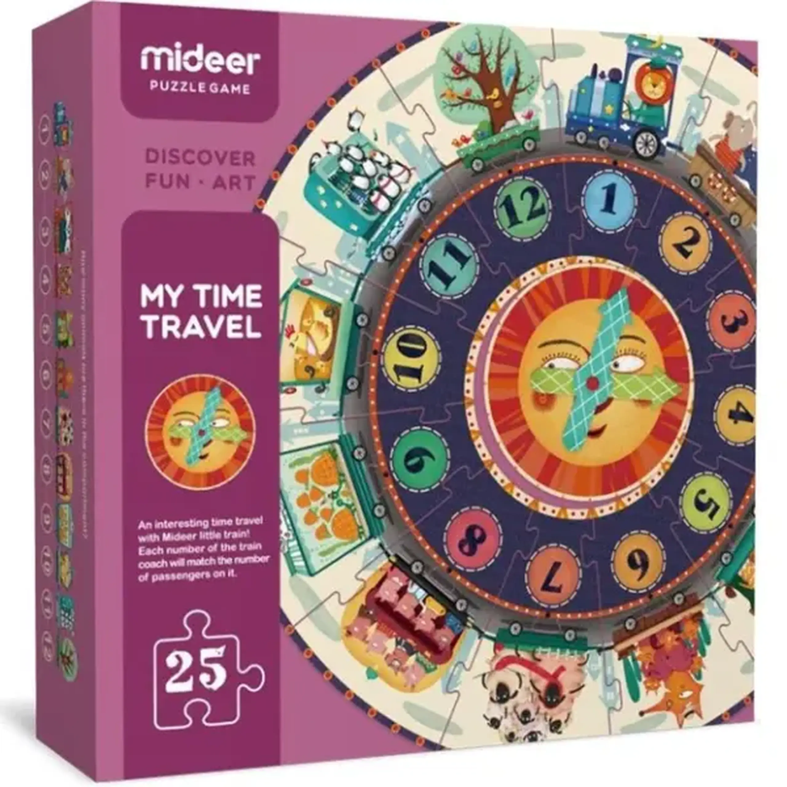 Puzzle „Călătorie în timp”, 25 elem.
