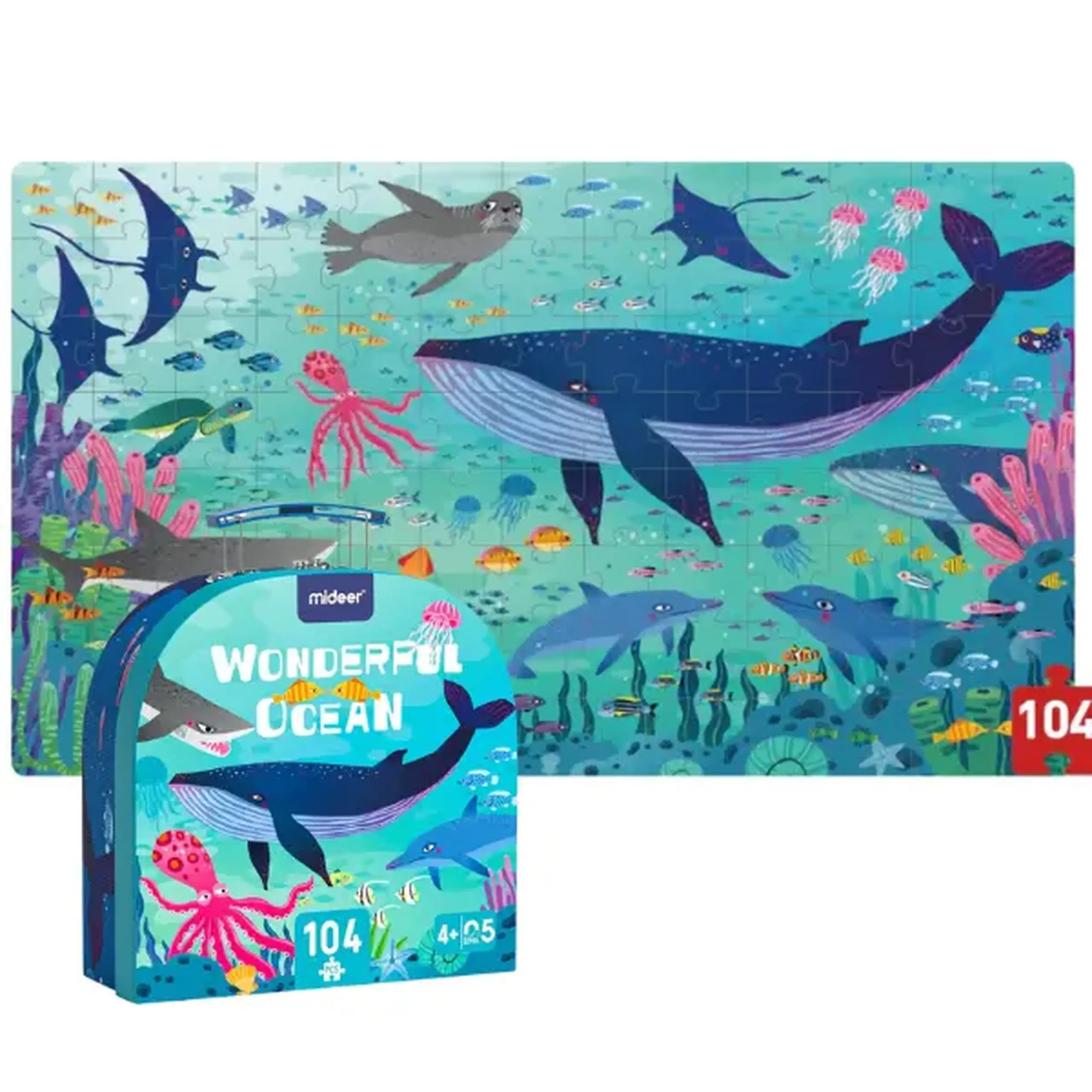 Puzzle în valiză „Oceanul minunat”, 104 elem.