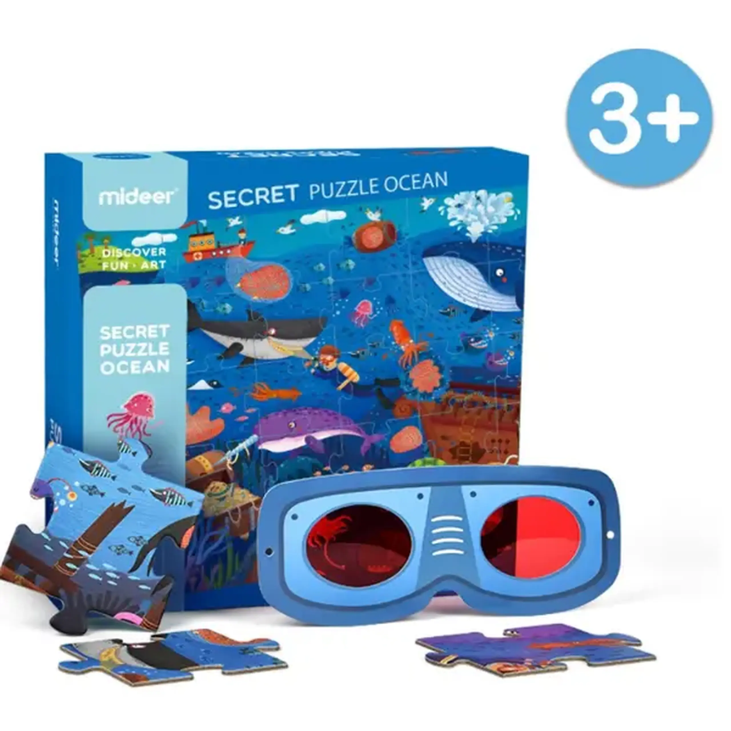 Puzzle cu taine „Oceanul”, 35 elem.