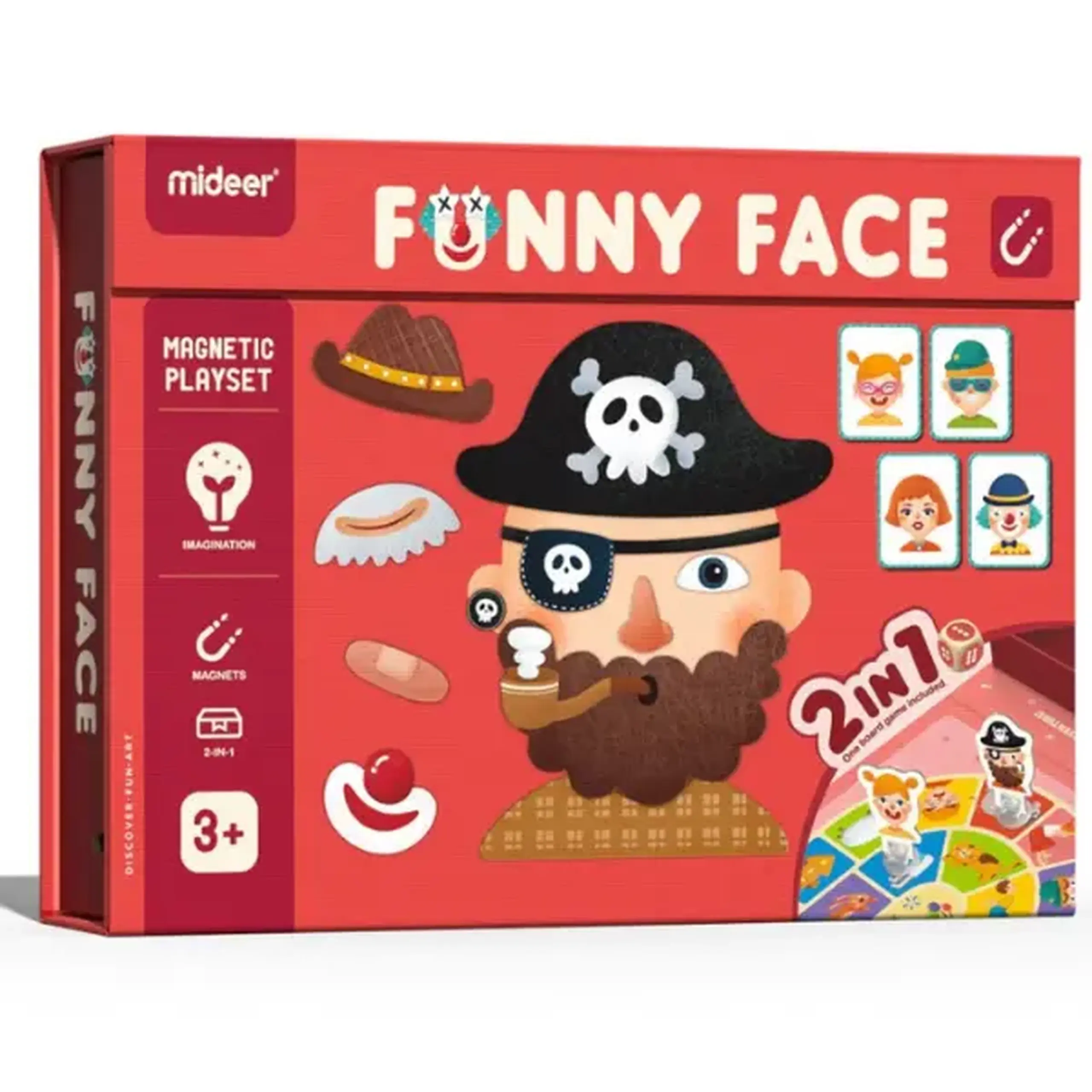 Set de joacă magnetic "Față amuzantă”