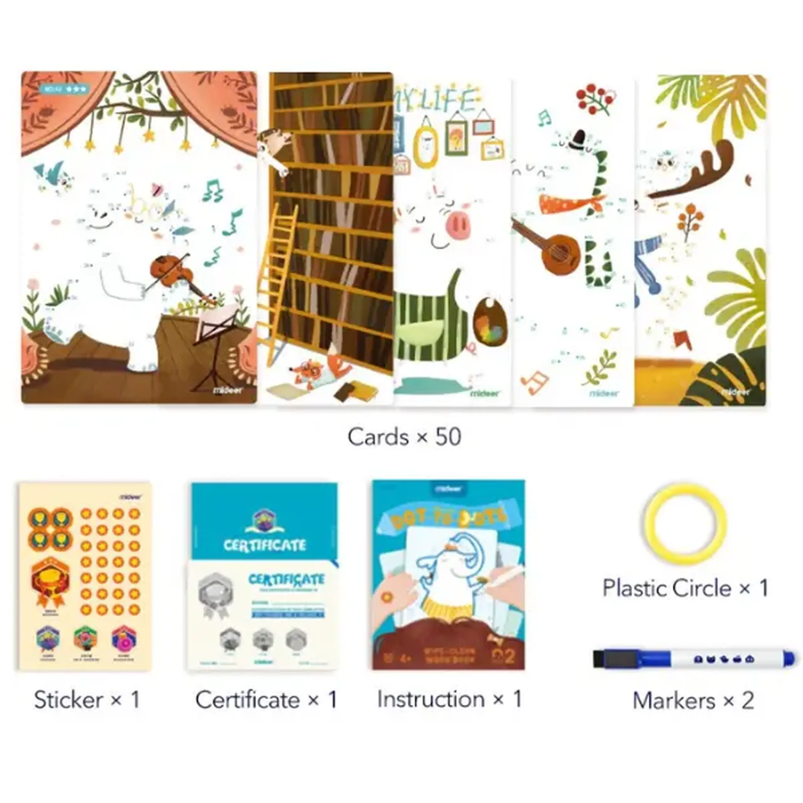 Set educativ „Unim punctele", nivelul 2 de dificultate