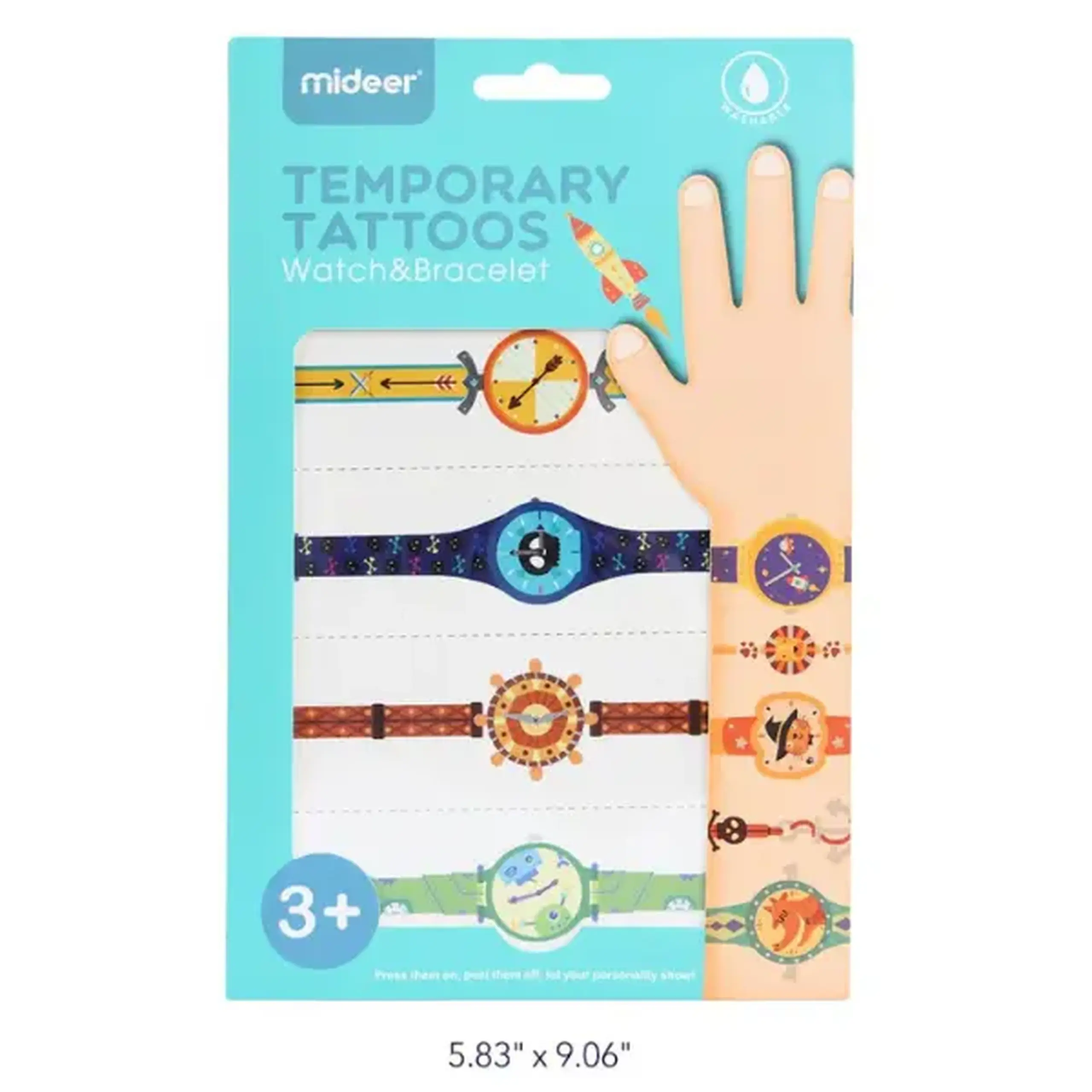 Tatuaje temporare pentru băieți „Ceas și brățară”