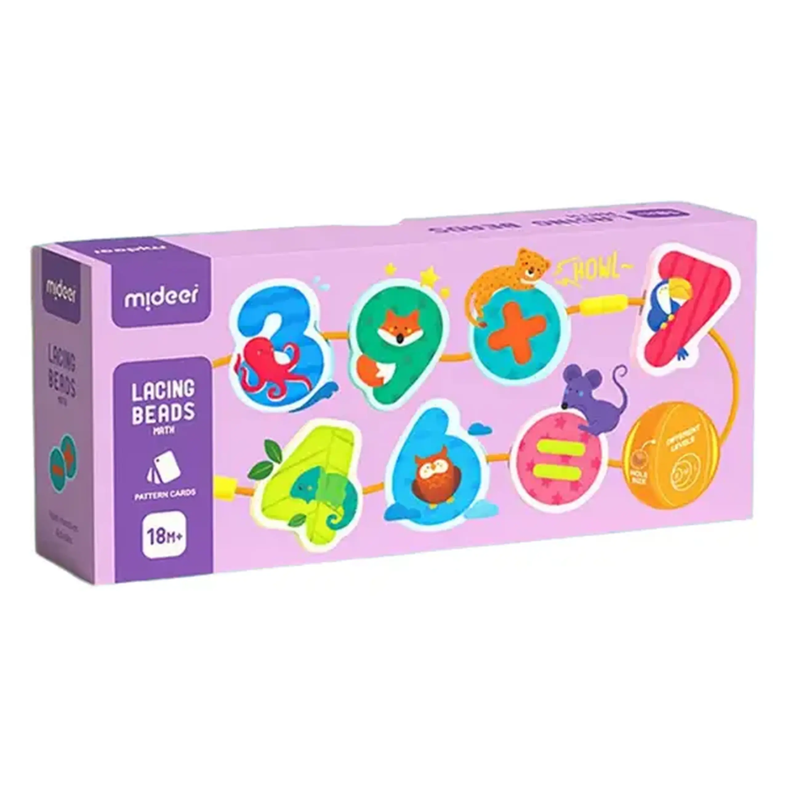 Set șirag “Cifre și animale", 12 piese