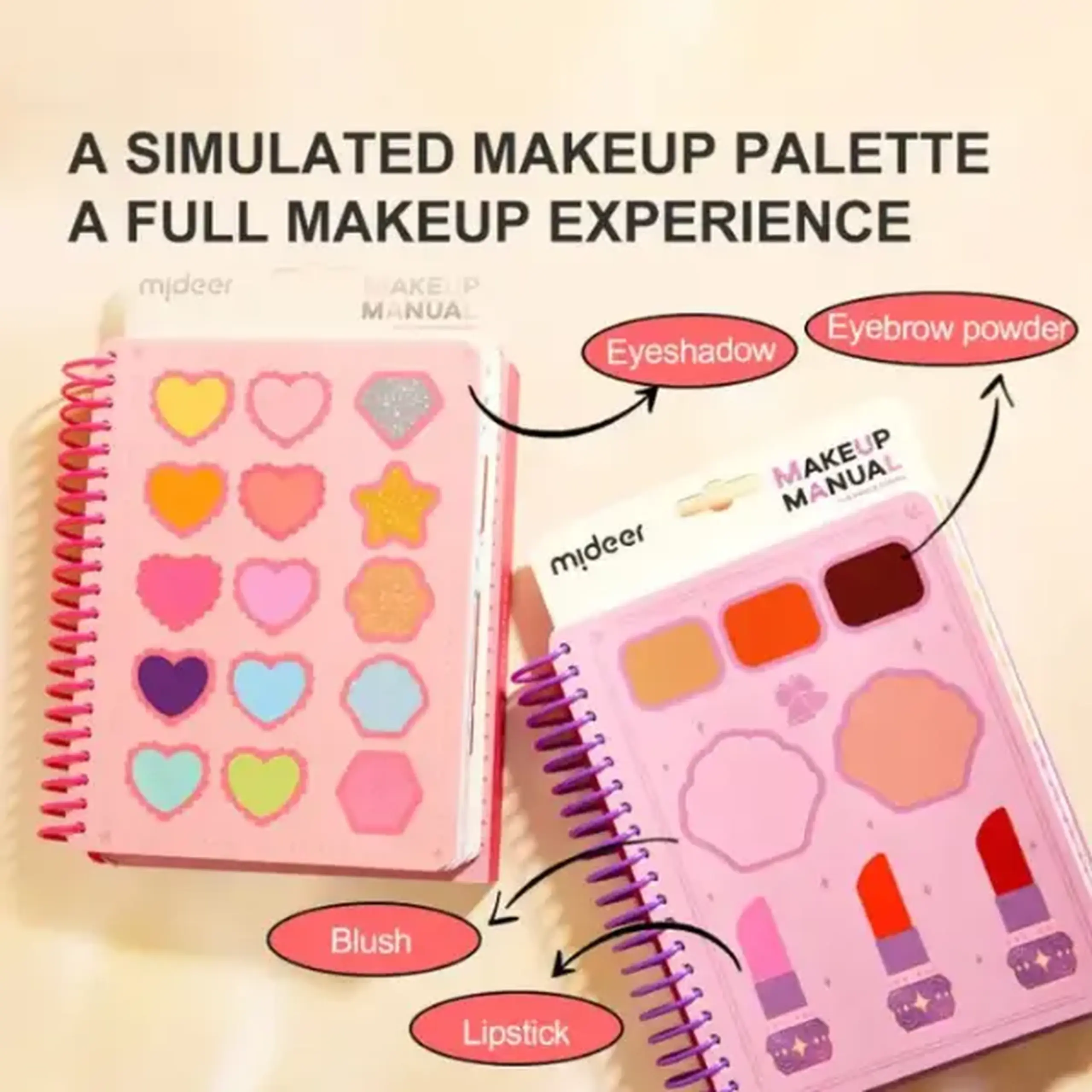 Cartea - set pentru micul make-up artist „Balul prințesei”