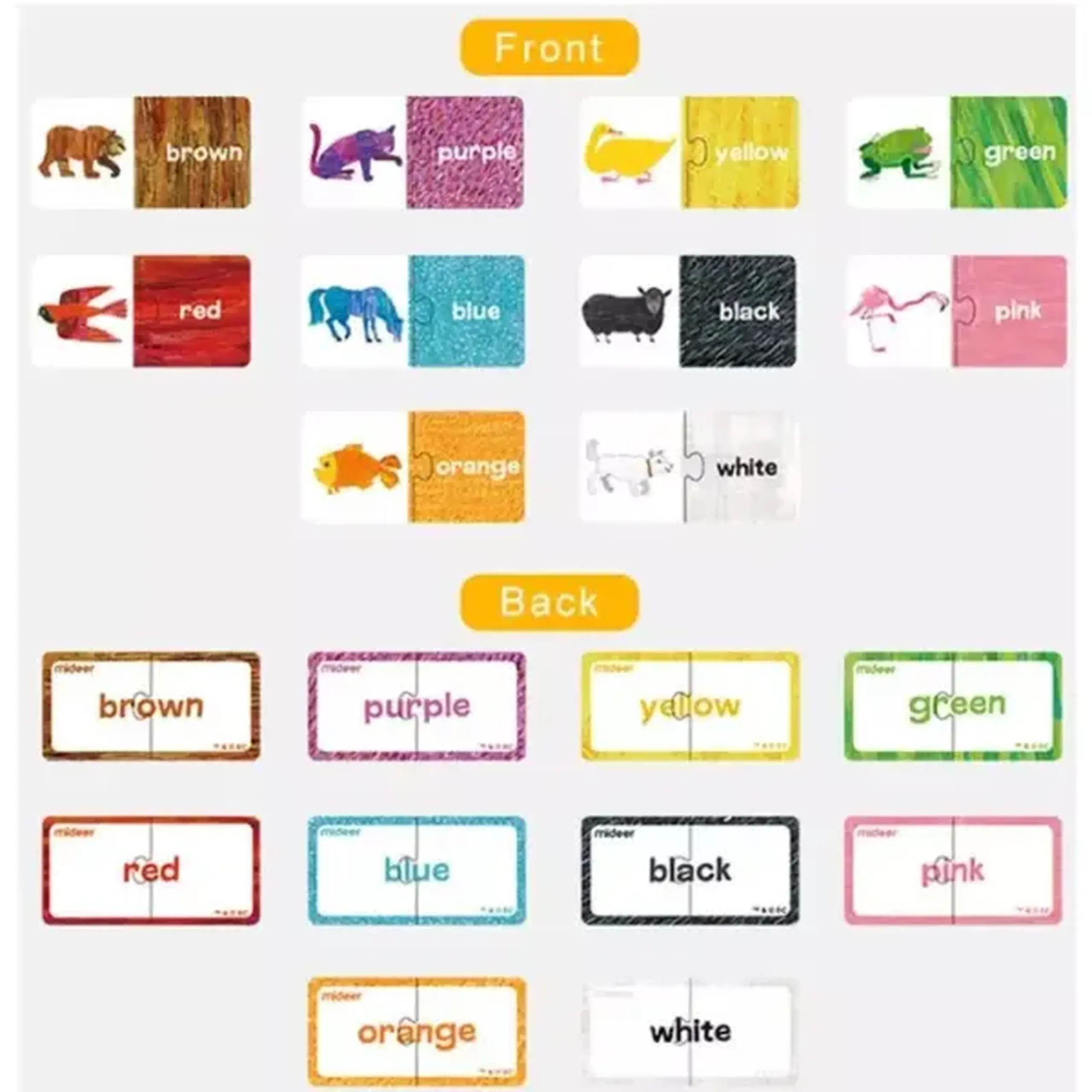 Puzzle „Unim culorile”, limba engleză