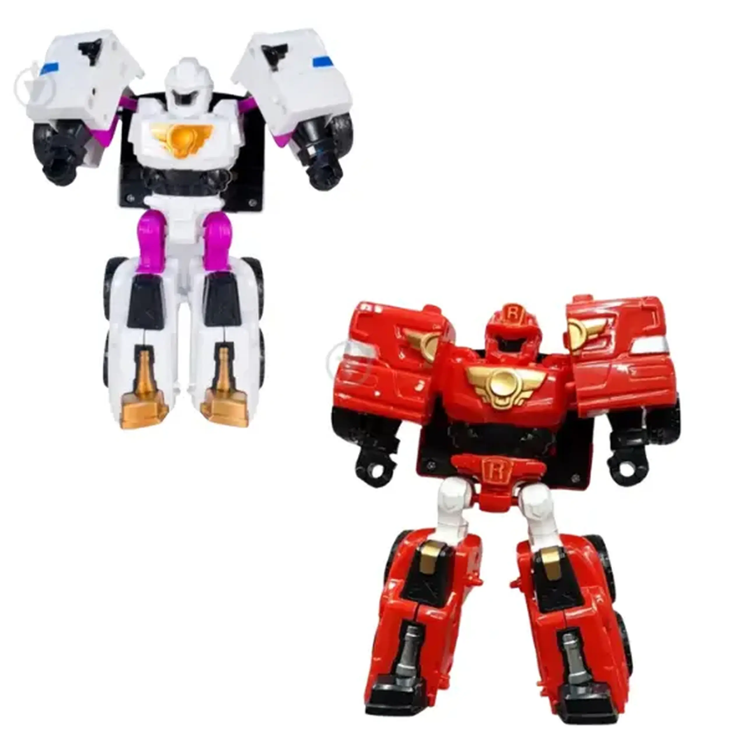 Robot transformer "Tobot - Mașină pompieri", 2 modele