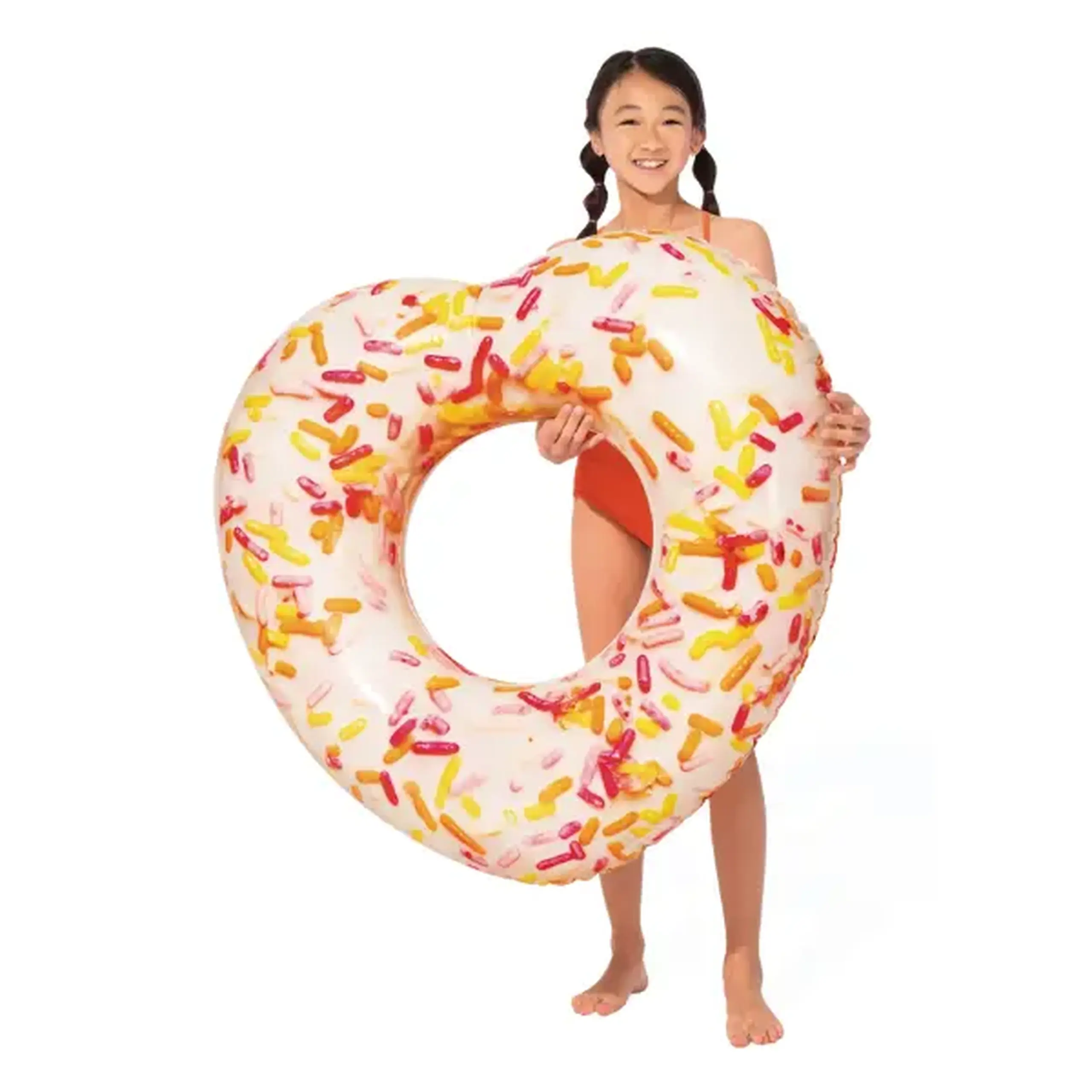 INTEX Cerc gonflabil "Donut în forma de inimă", 94x89x25 cm, pînă la 80 kg, 9+