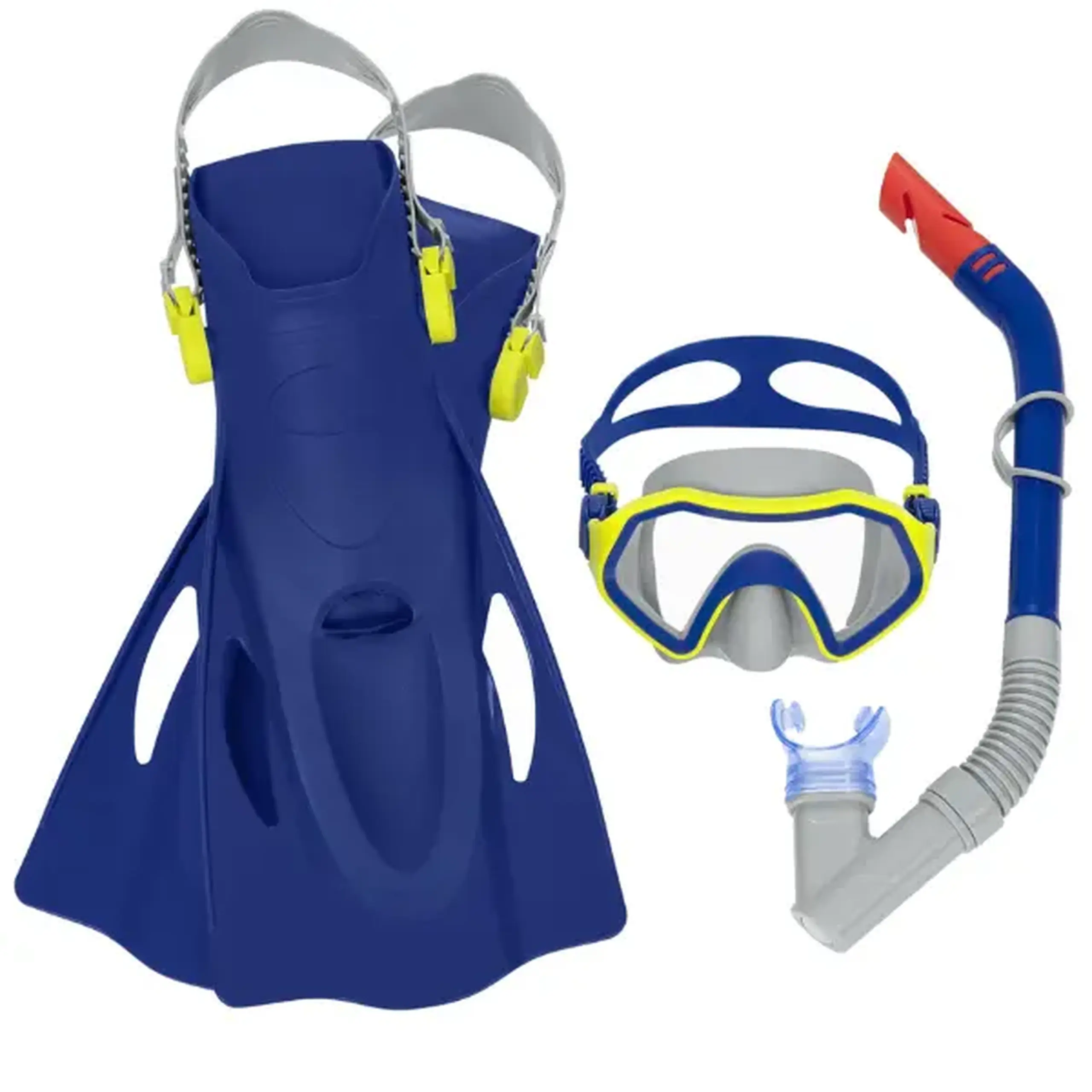 Bestway Set de înot (labe, mască, snorkel), 7+, 2 culori
