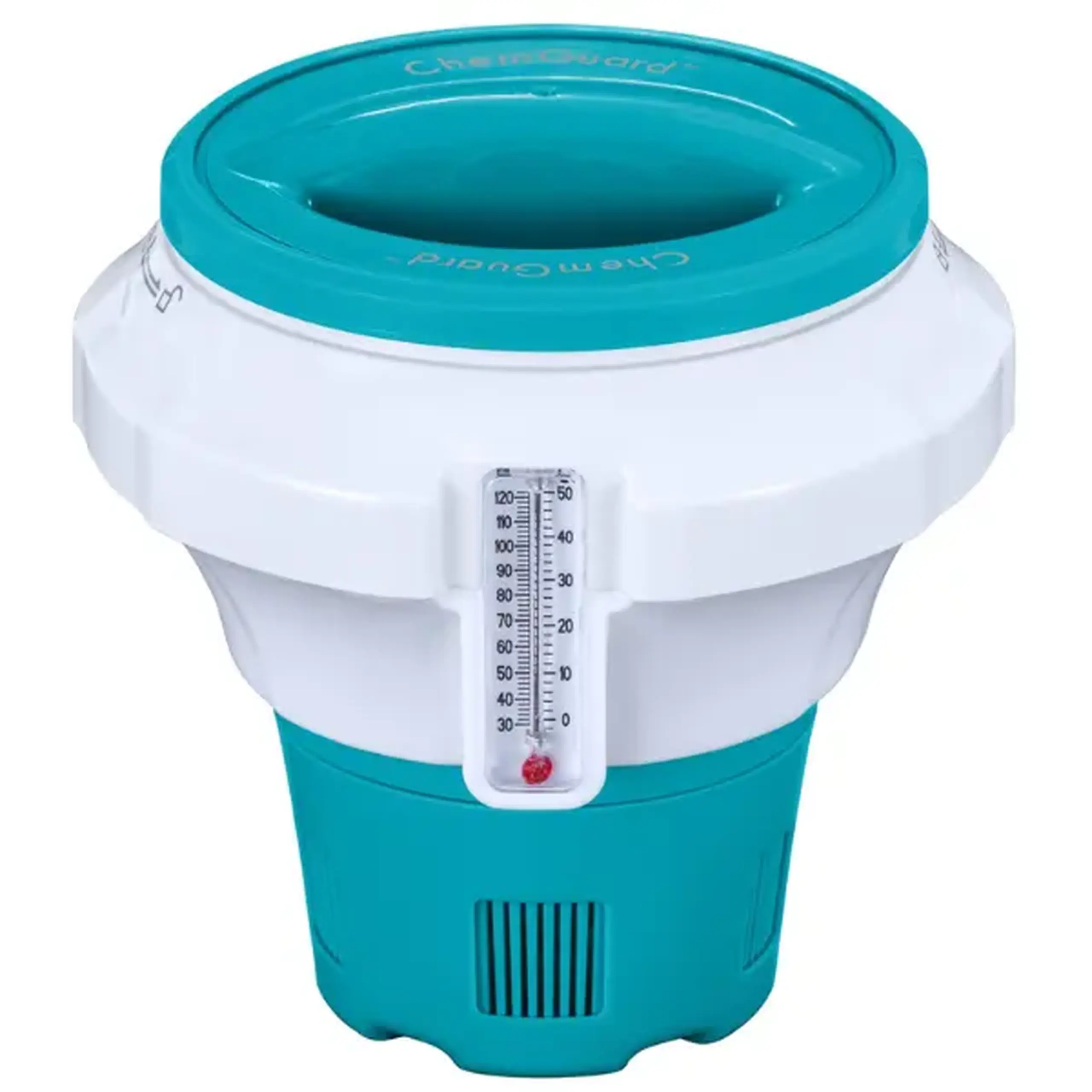 Bestway Dozator plutitor cu termometru și mănușă de protecție pentru tablete de 7,6 cm