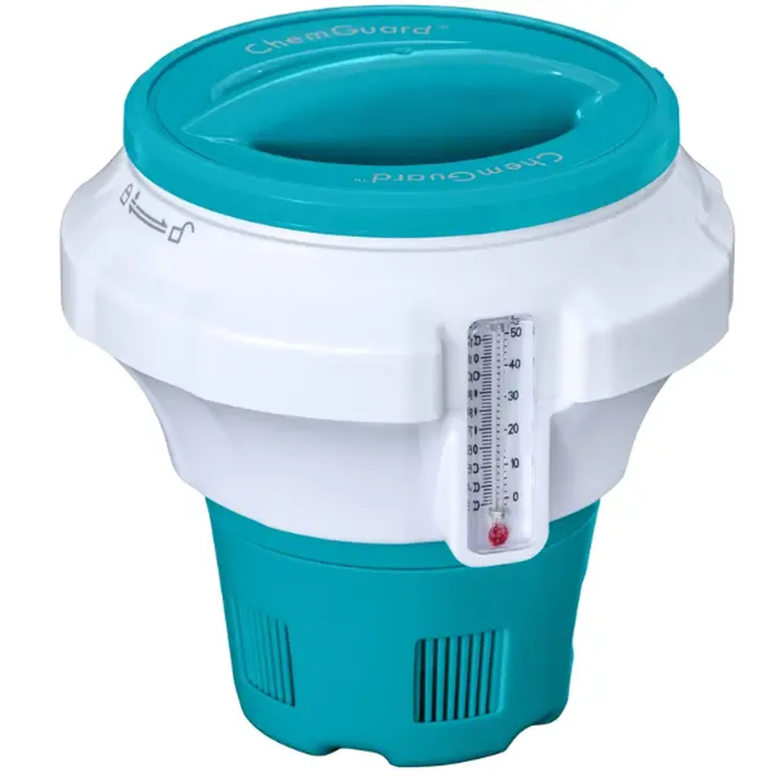 Bestway Dozator plutitor cu termometru și mănușă de protecție pentru tablete de 7,6 cm