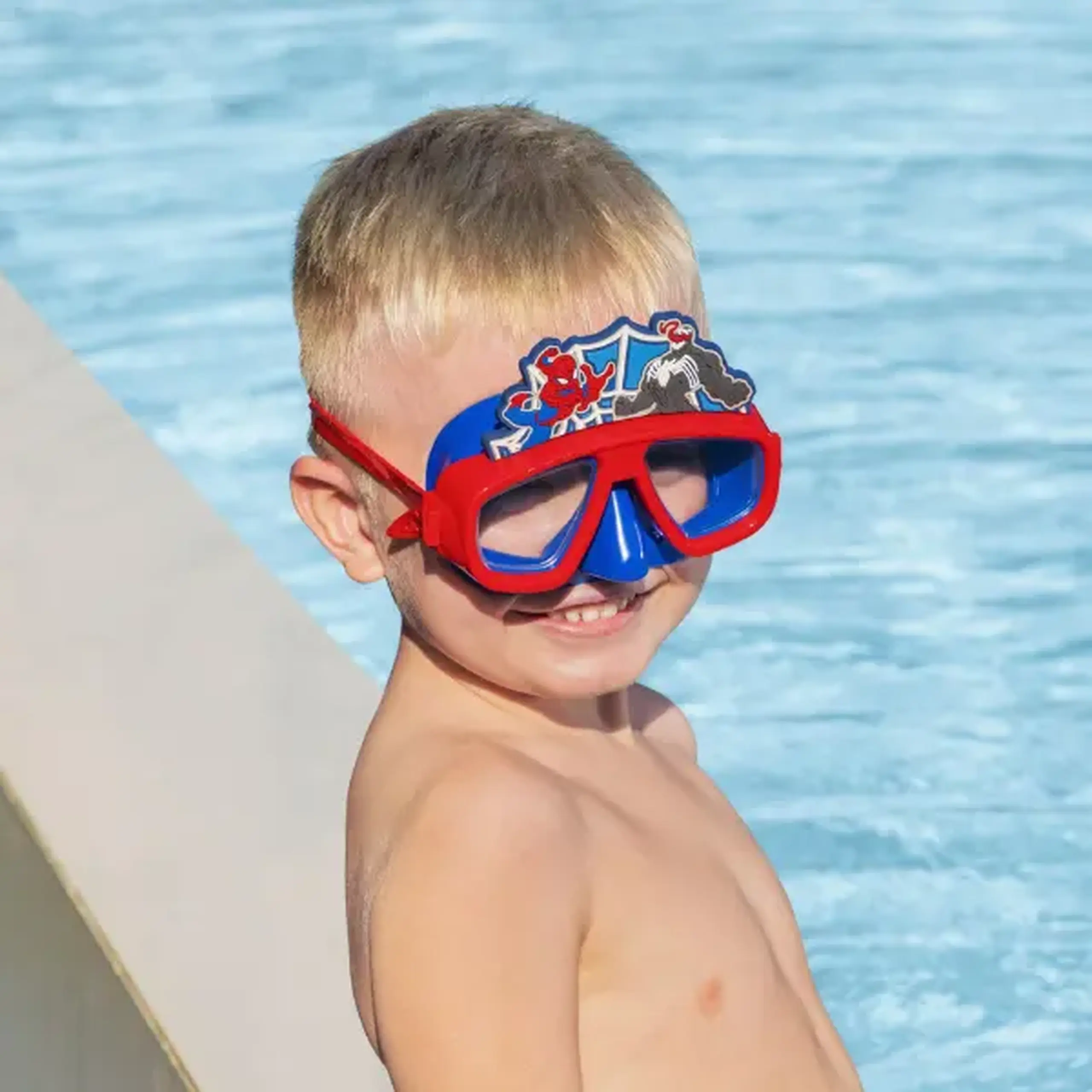 Bestway Mască pentru înot "Omul păianjen" Marvel, 3+