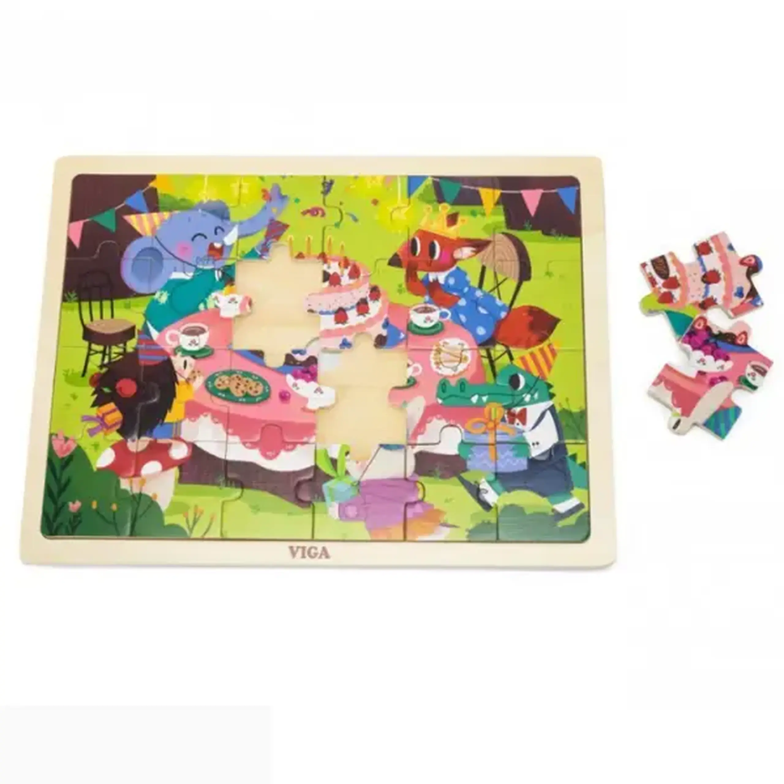 Puzzle din lemn "Aniversare", 24 elem.