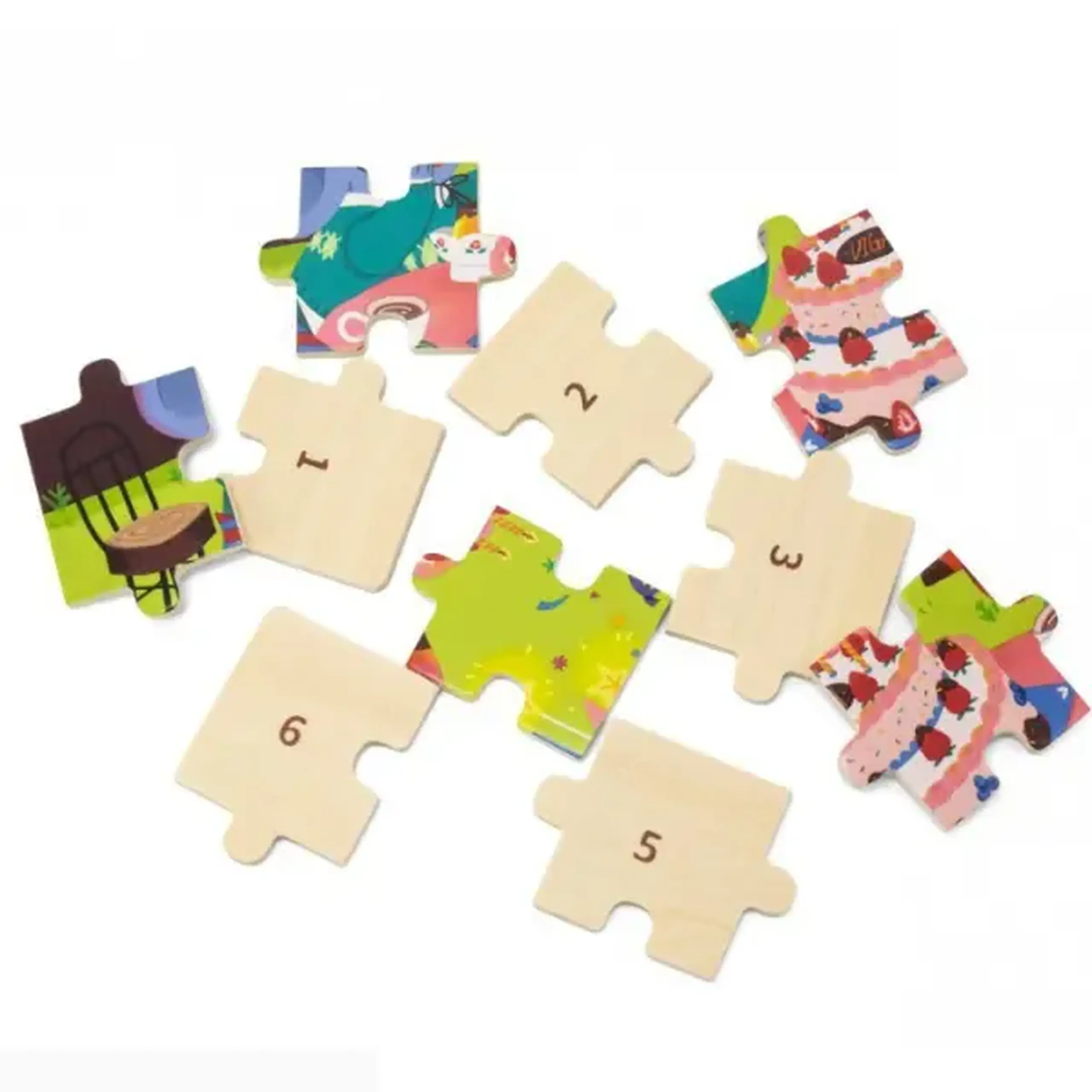 Puzzle din lemn "Aniversare", 24 elem.