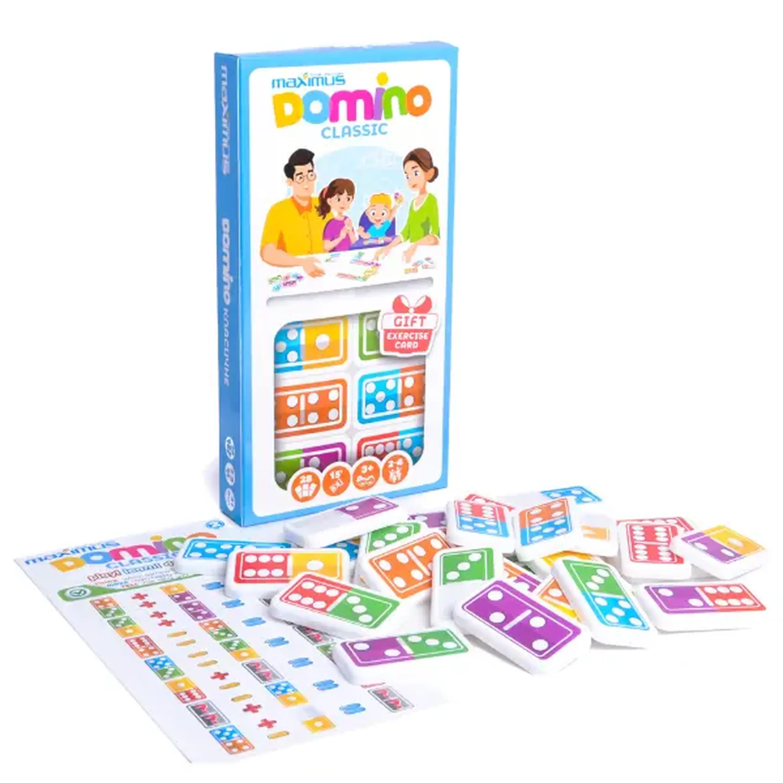 Joc de masă „Domino clasic”, 28 dominouri