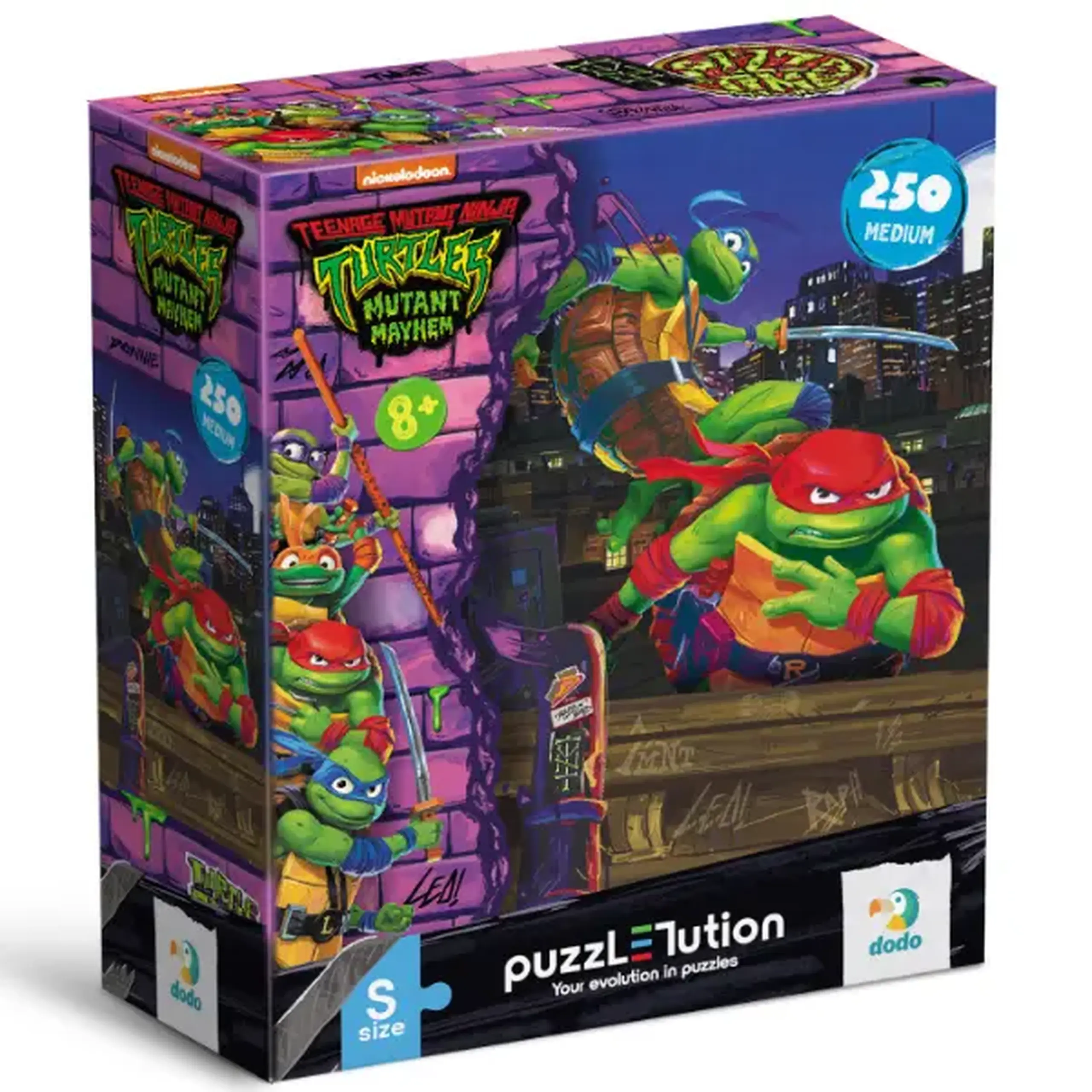 Puzzle "Leonardo și Raphael", seria Țestoasele Ninja, 250 elem.
