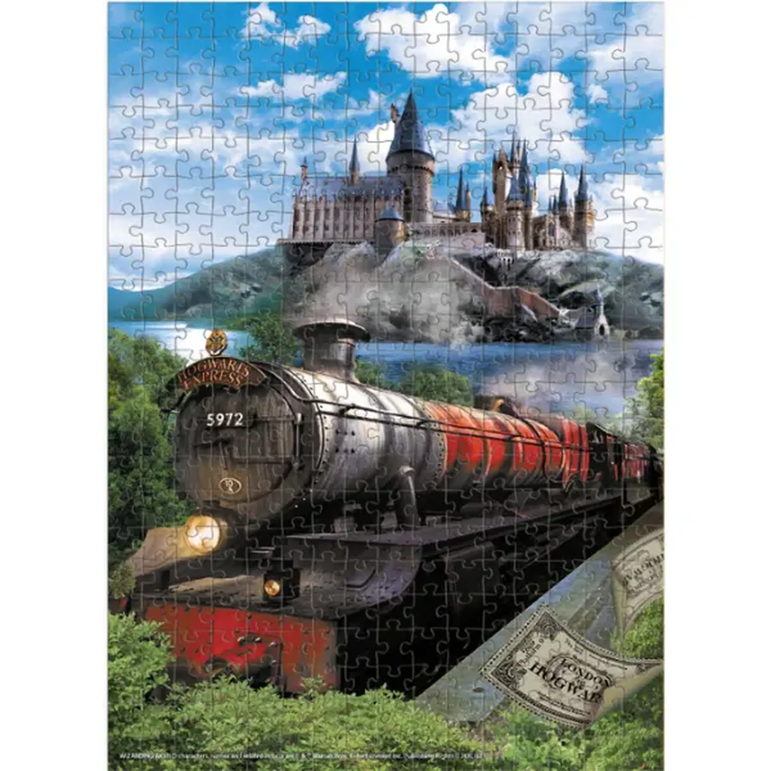 Puzzle "Trenul Hogwarts Express", seria Harry Potter, 350 elem.