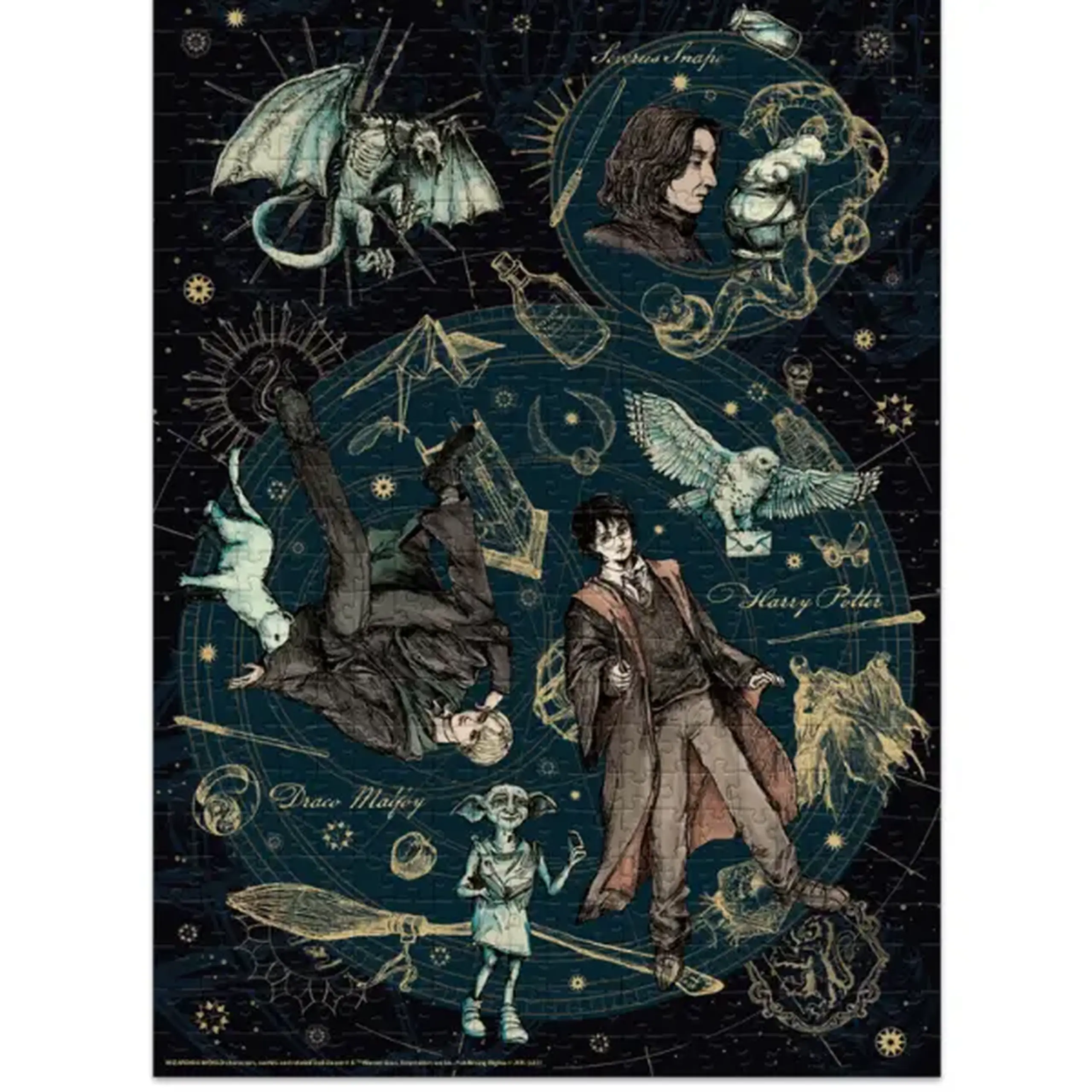Puzzle "Dedicat. Legendar. Mândru", seria Harry Potter, 500 elem.