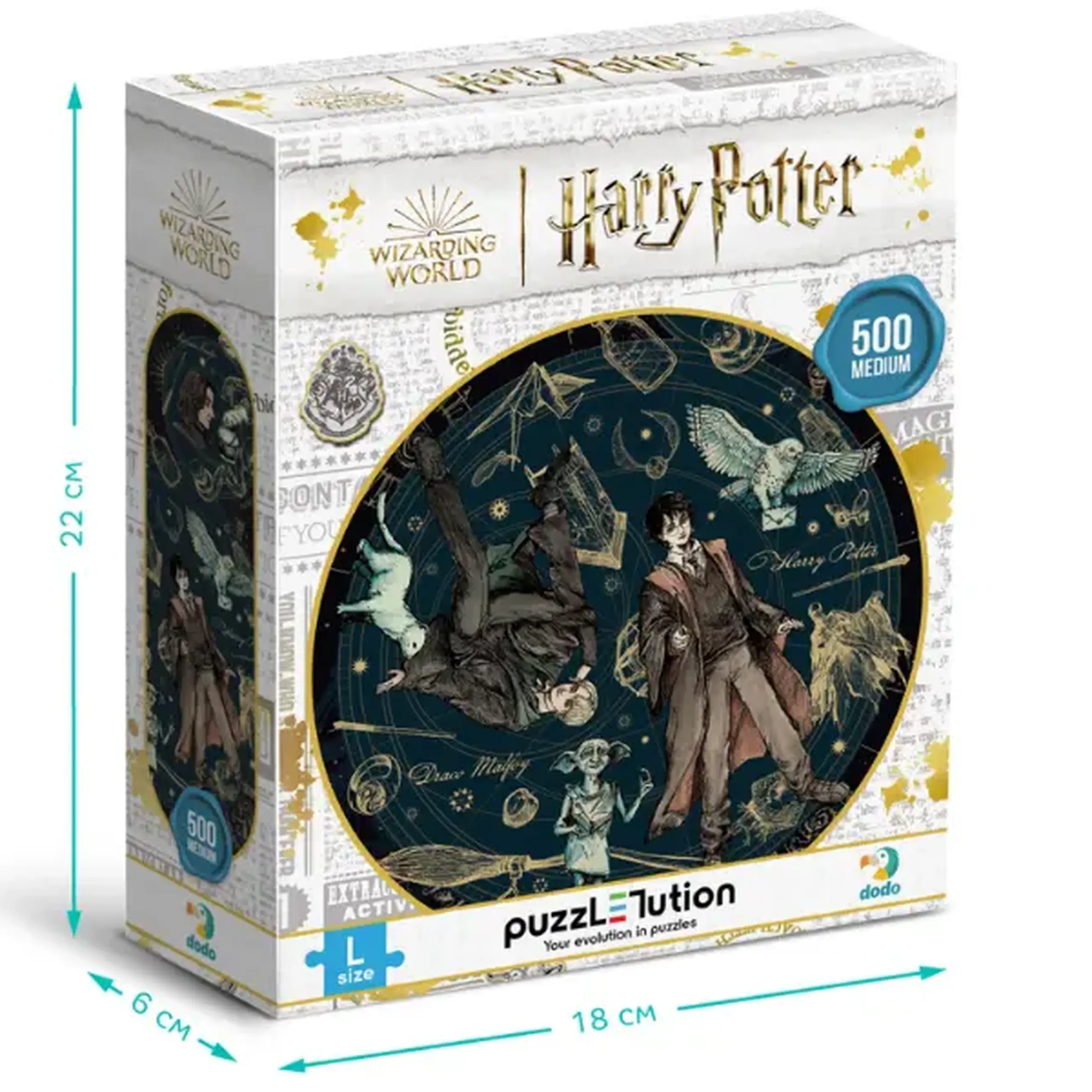 Puzzle "Dedicat. Legendar. Mândru", seria Harry Potter, 500 elem.