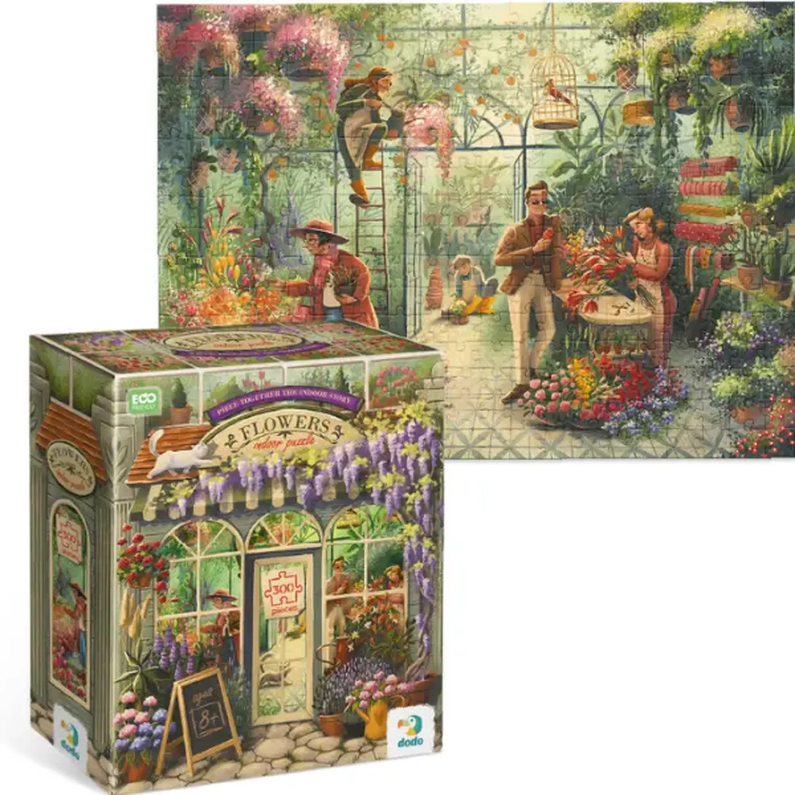 Puzzle "Magazinul de flori", seria Stil de viață, 300 elem.