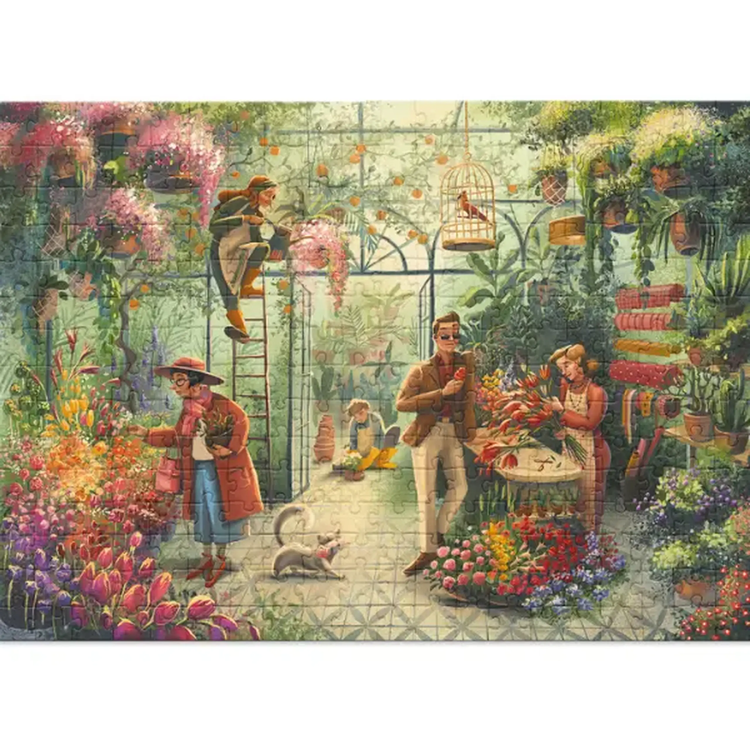 Puzzle "Magazinul de flori", seria Stil de viață, 300 elem.