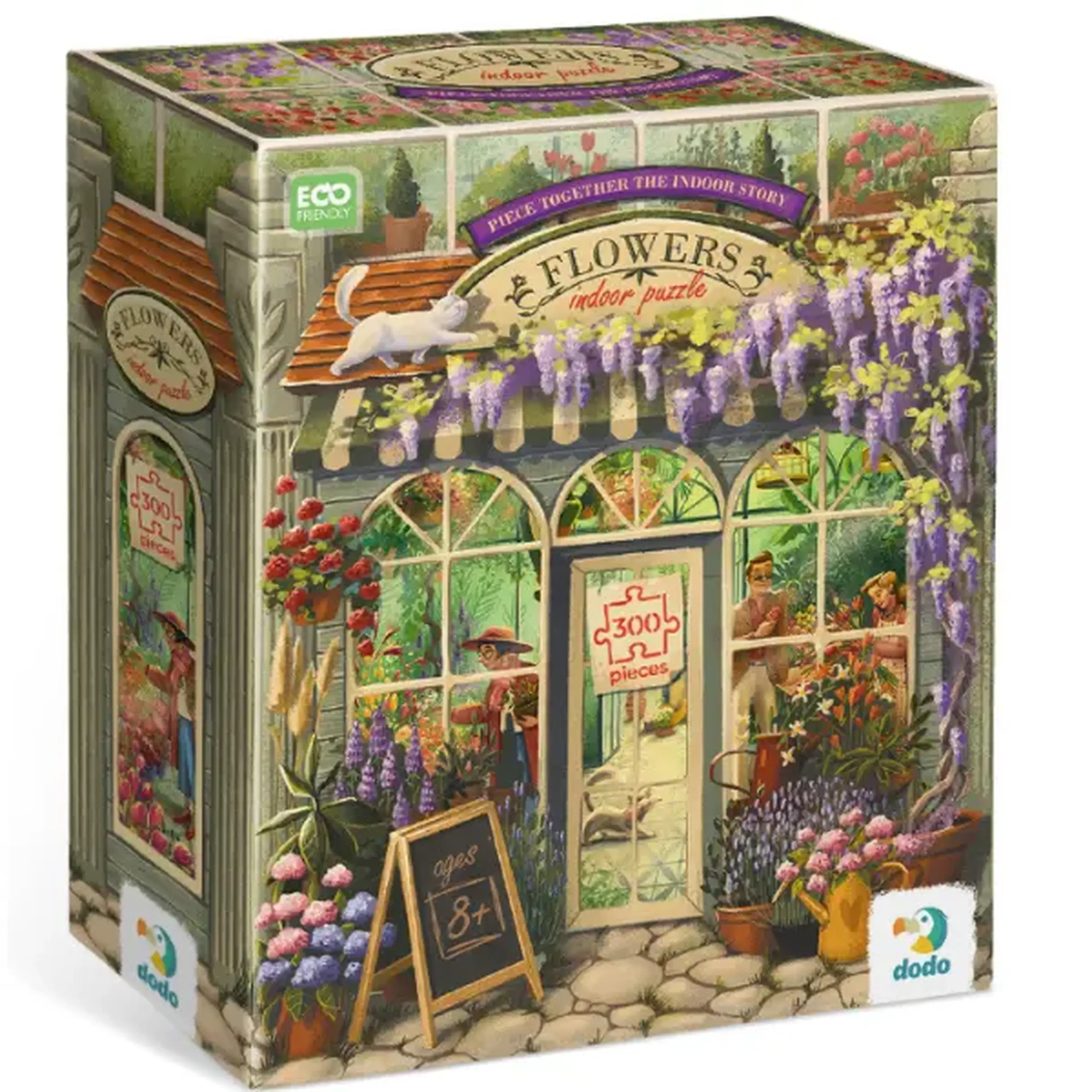 Puzzle "Magazinul de flori", seria Stil de viață, 300 elem.