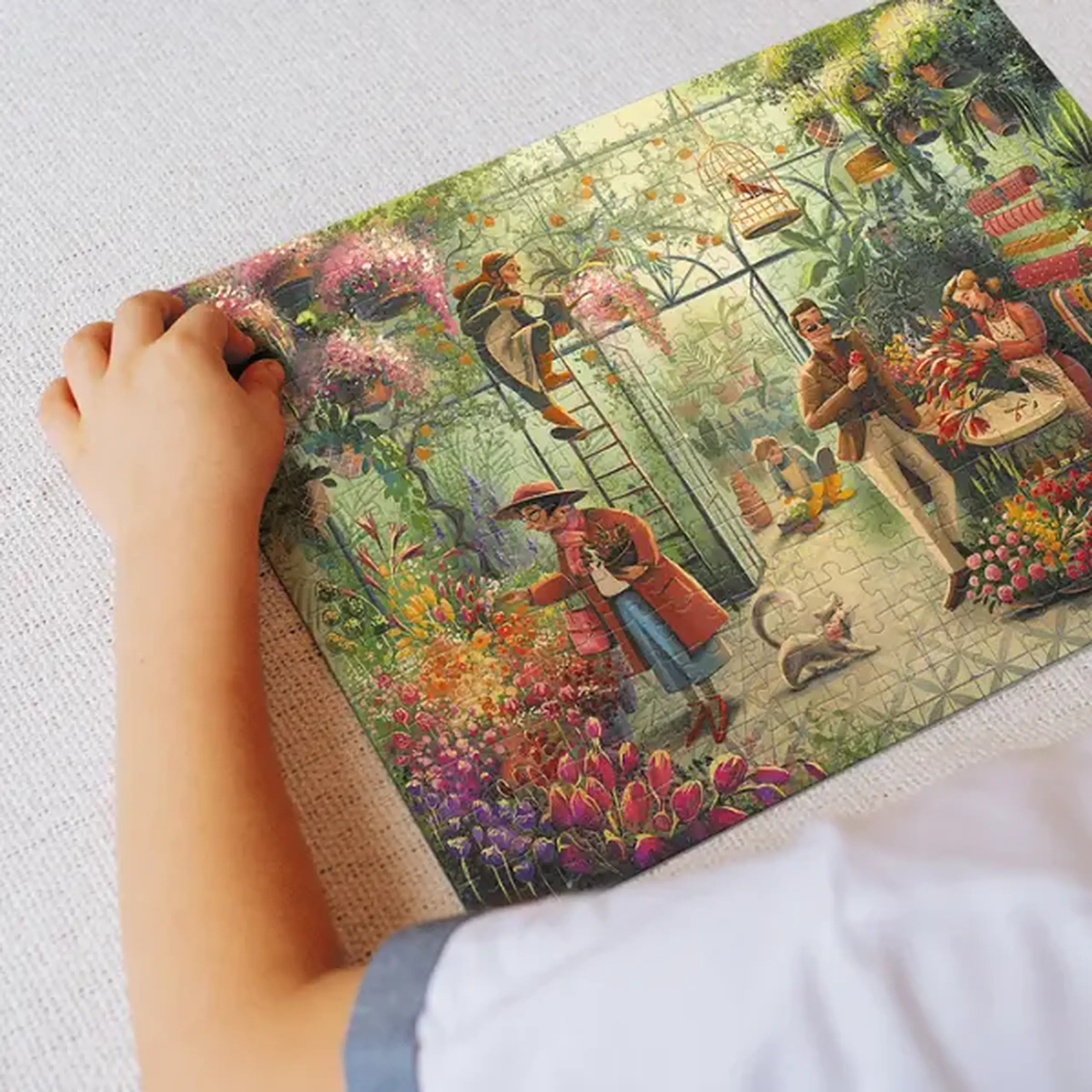 Puzzle "Magazinul de flori", seria Stil de viață, 300 elem.