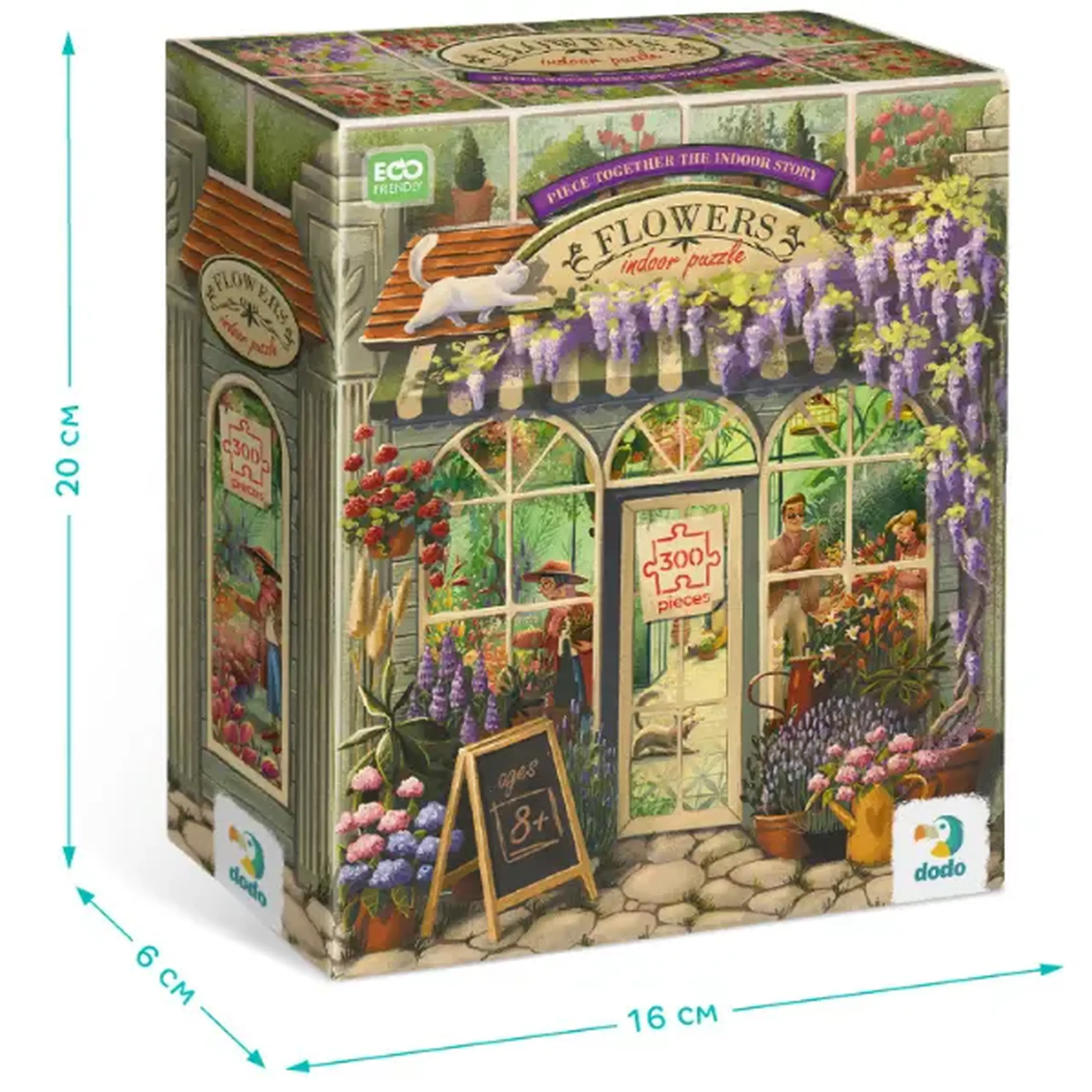 Puzzle "Magazinul de flori", seria Stil de viață, 300 elem.