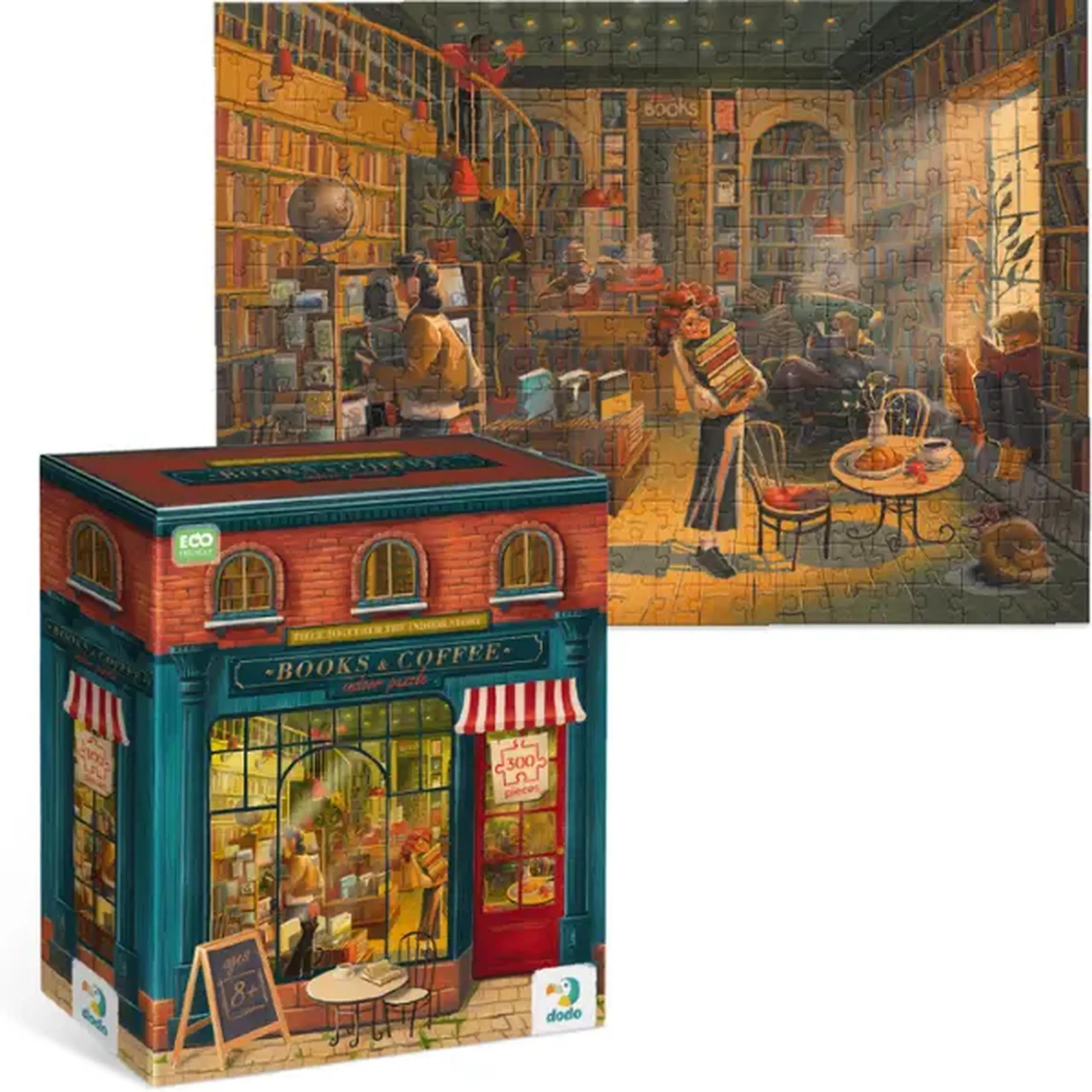 Puzzle "Librărie", seria Stil de viață, 300 elem.